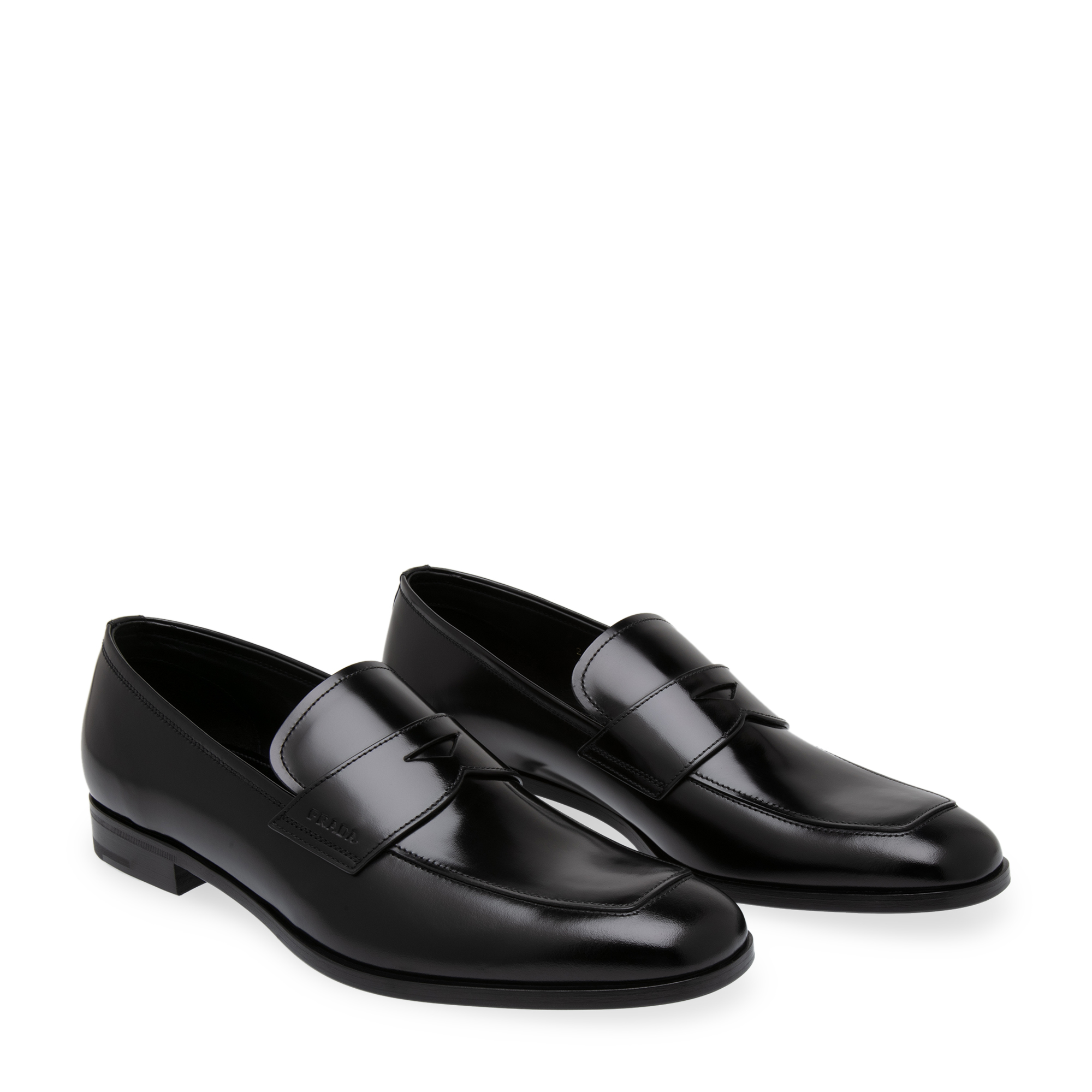 

Leather loafers, Black