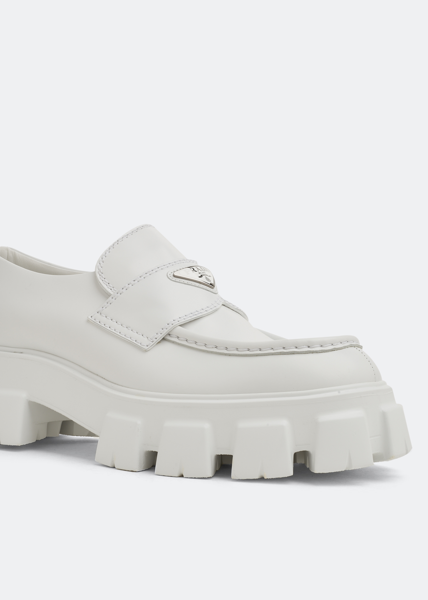 

Monolith loafers, White