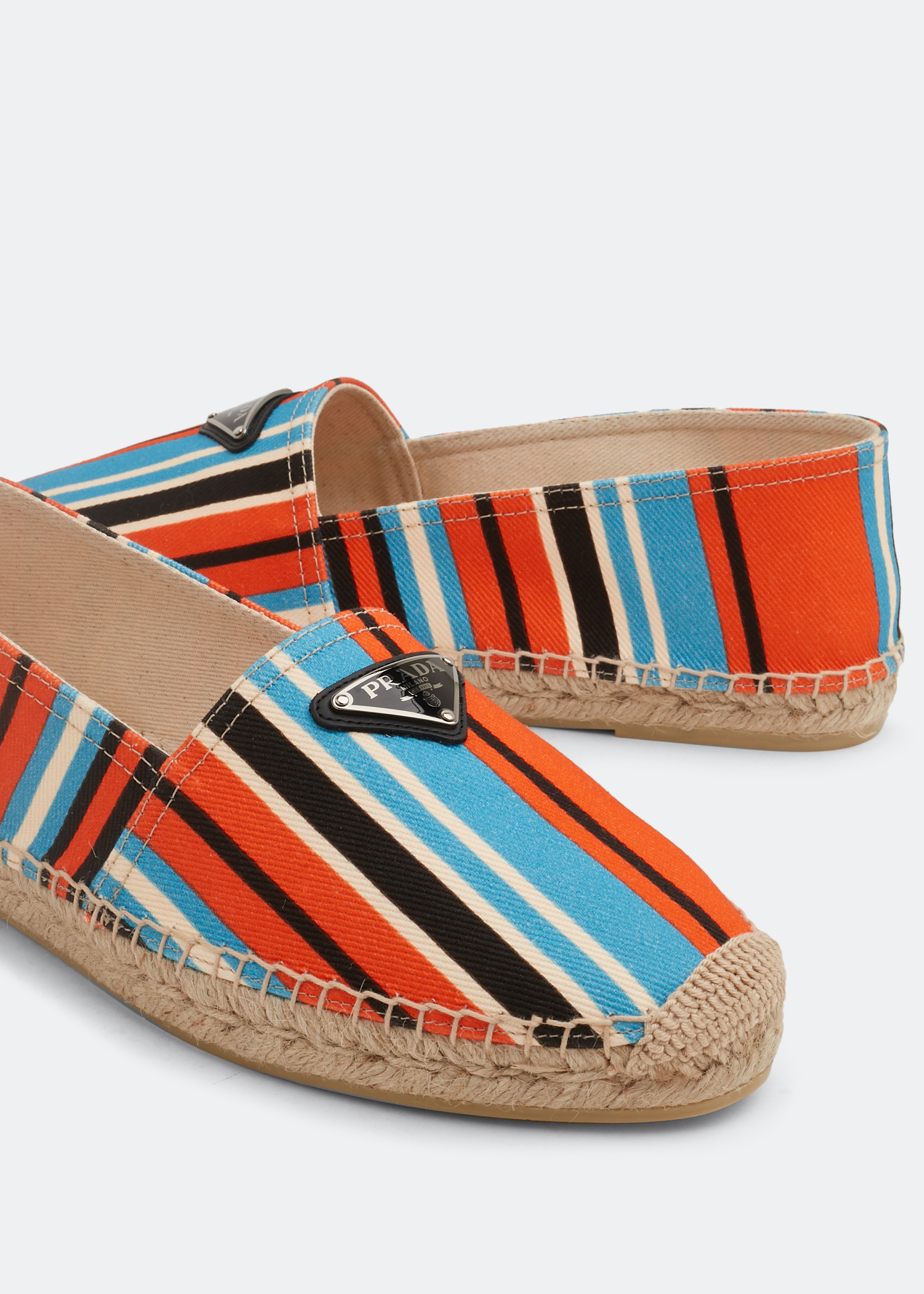 

Striped espadrilles, Multi-coloured