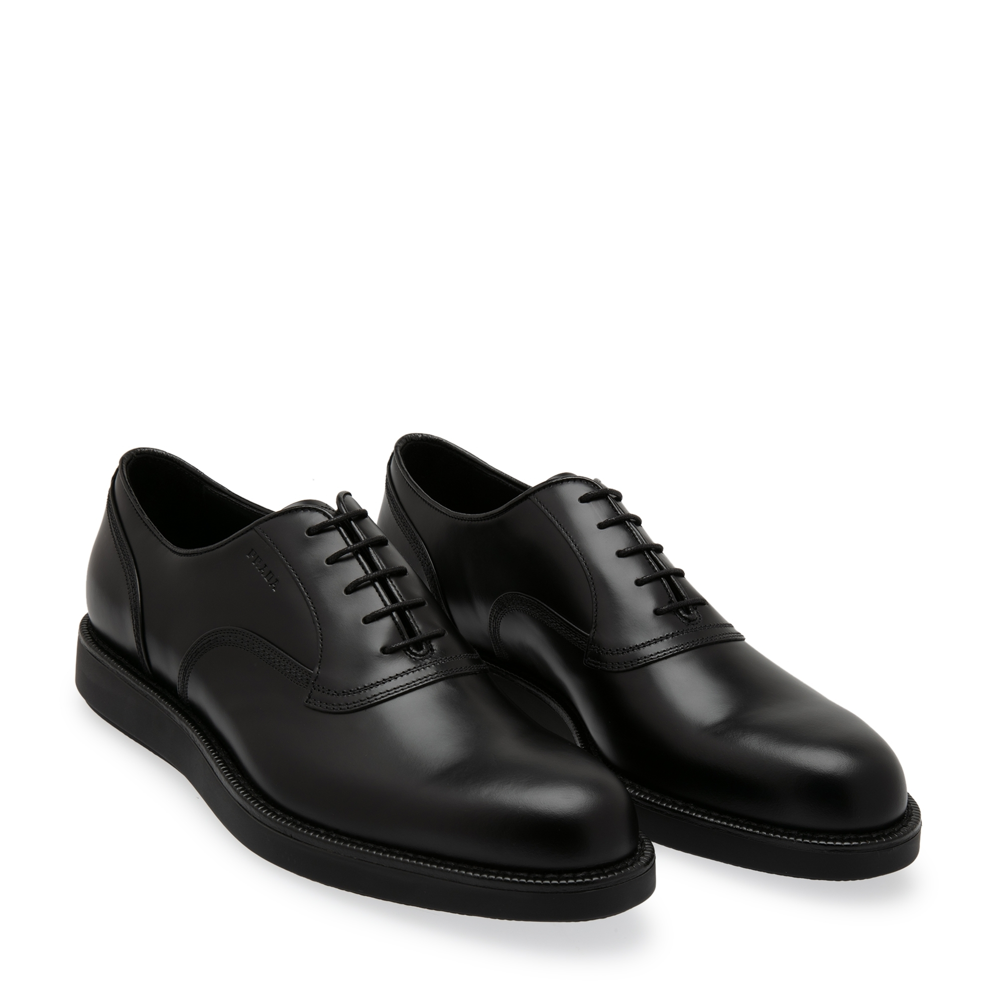 

Leather oxford shoes, Black