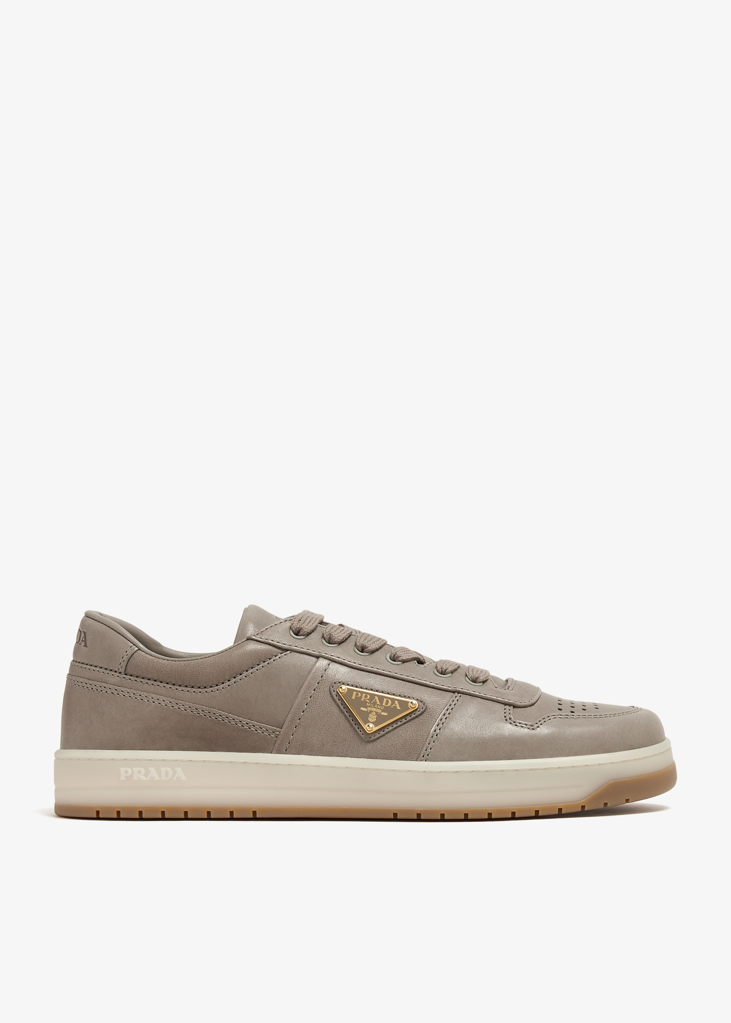 

Downtown leather sneakers, Beige