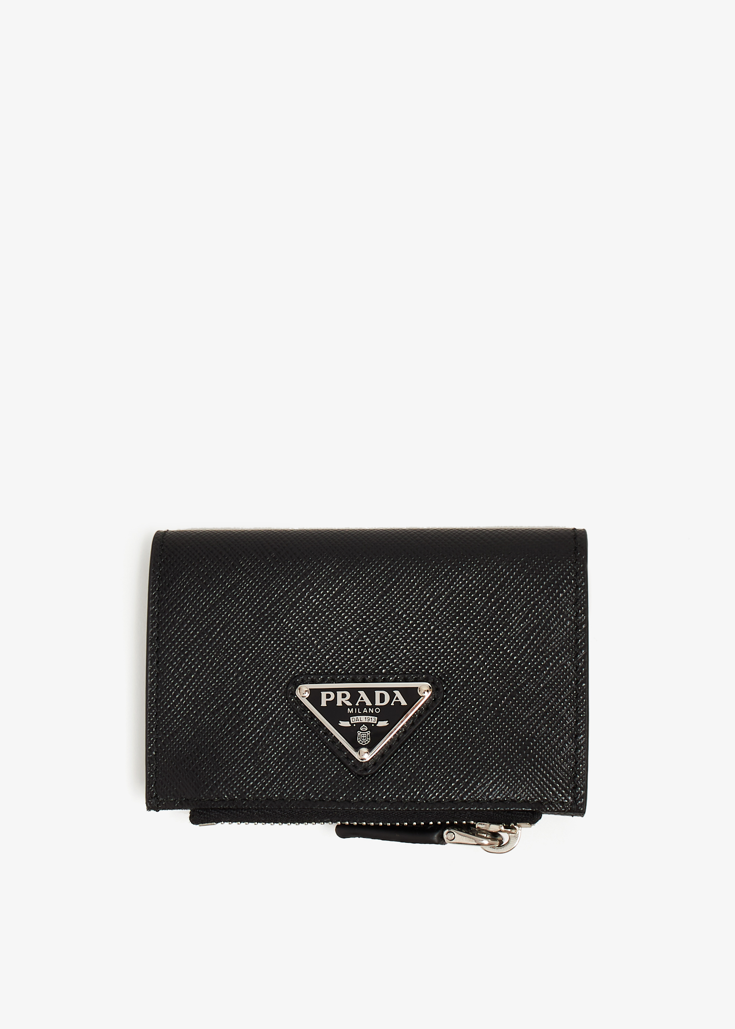 

Saffiano leather cardholder, Black