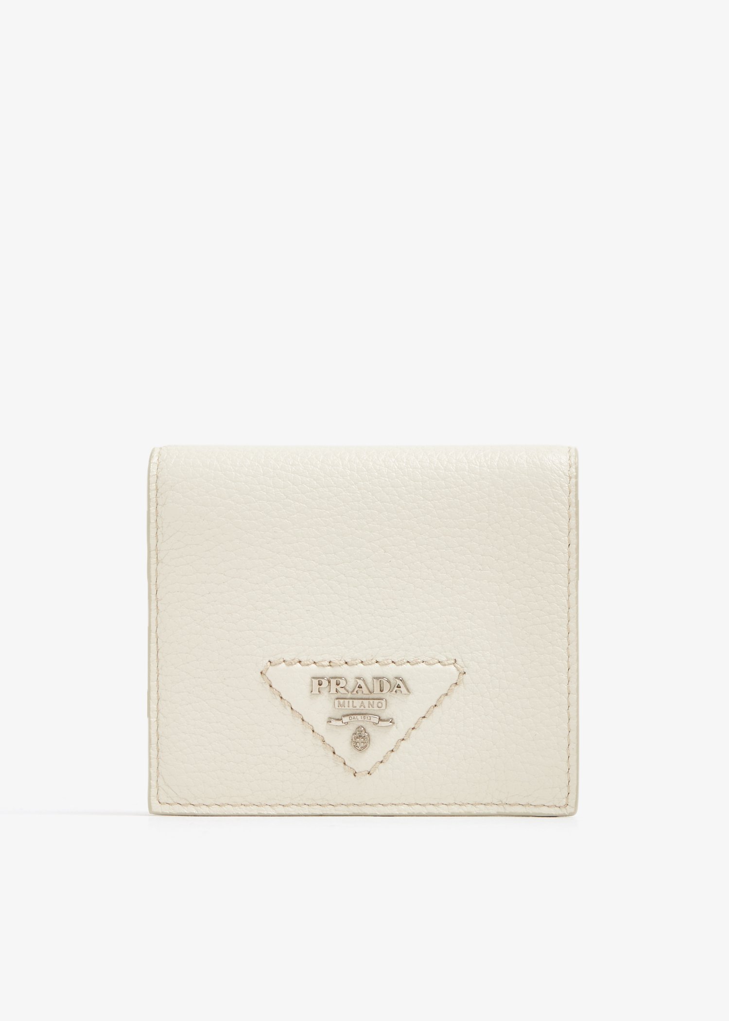 Prada Leather wallet for Men White in UAE Level Shoes