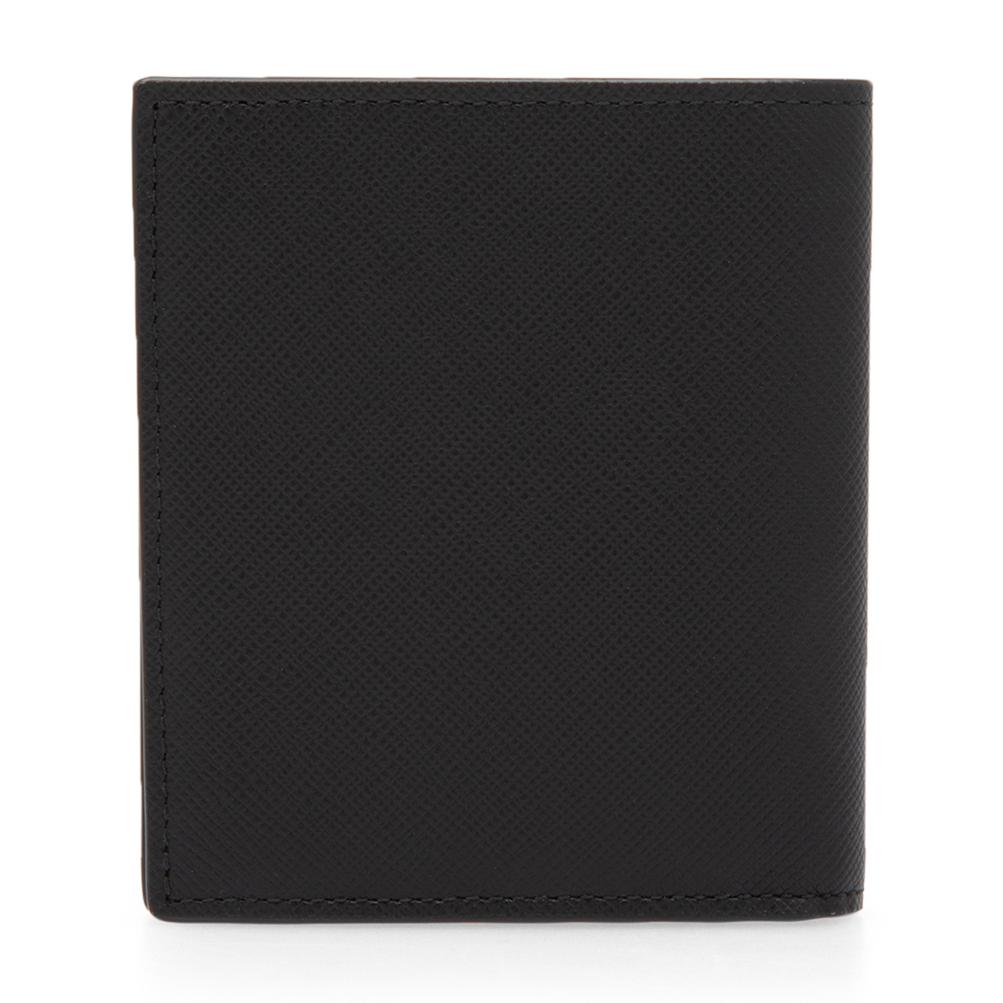 

Saffiano bi-fold wallet, Black