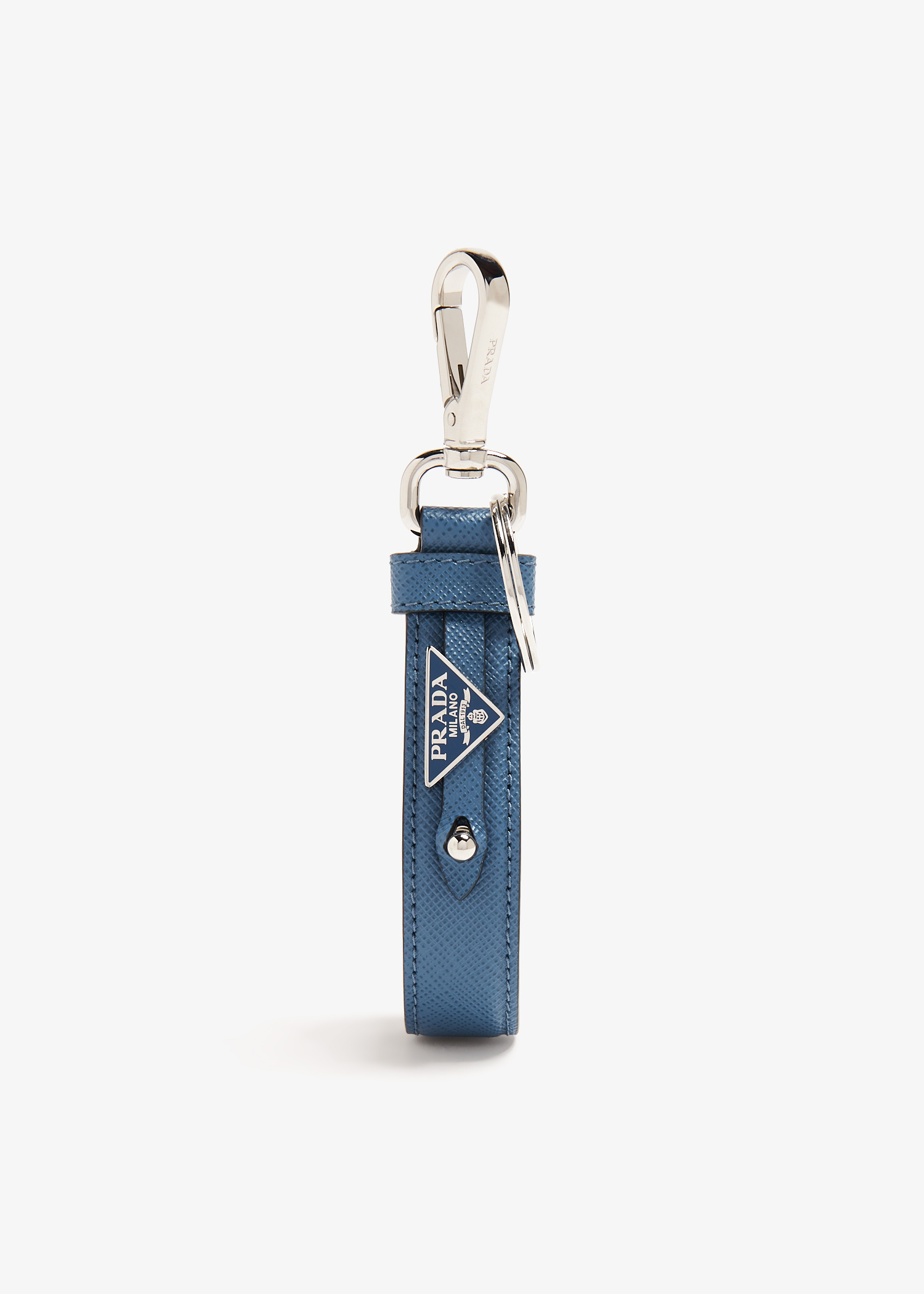 Prada saffiano leather keychain best sale