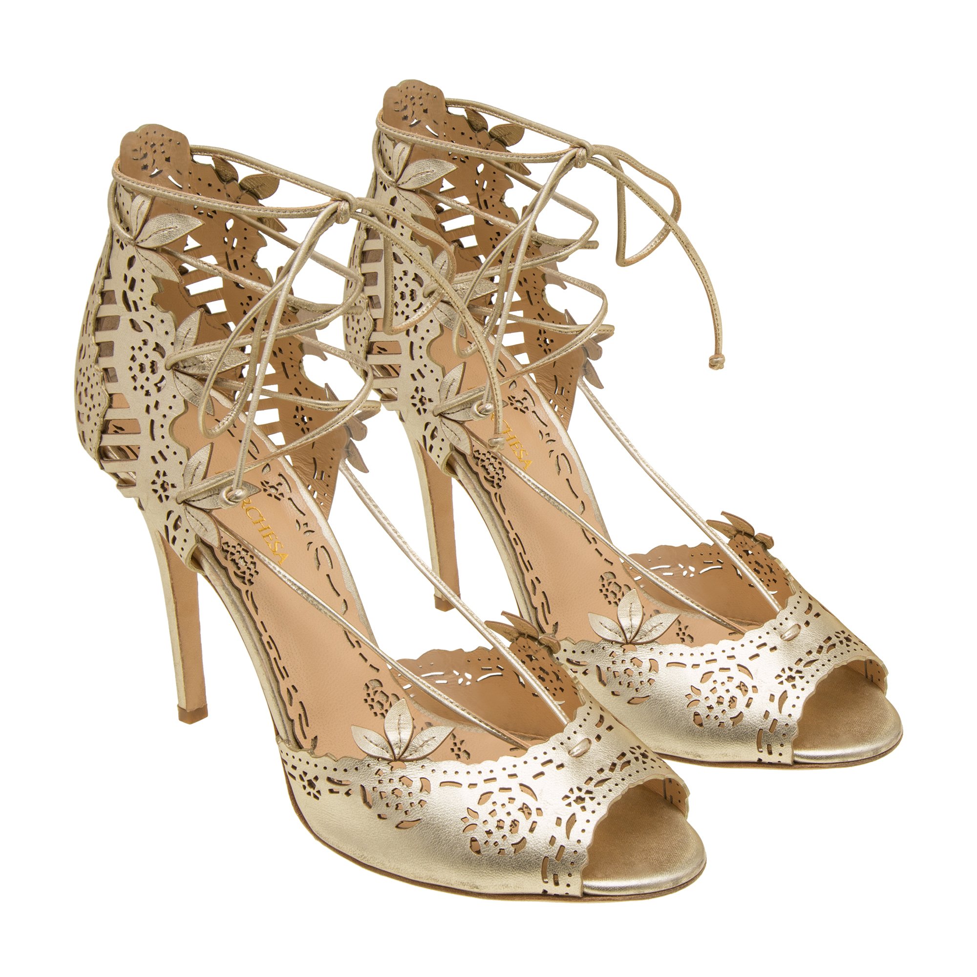 

Clara sandals, Gold