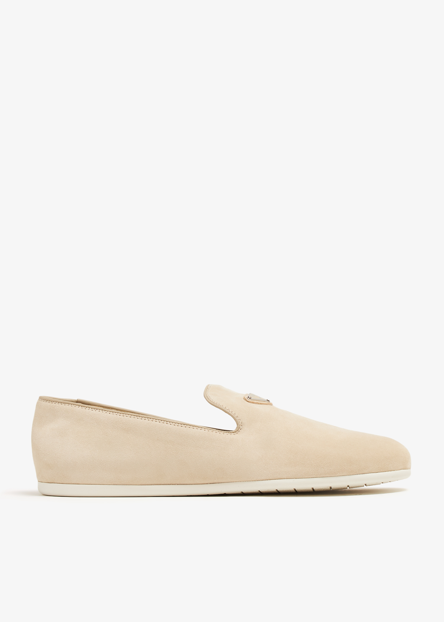 

Suede slippers, Beige