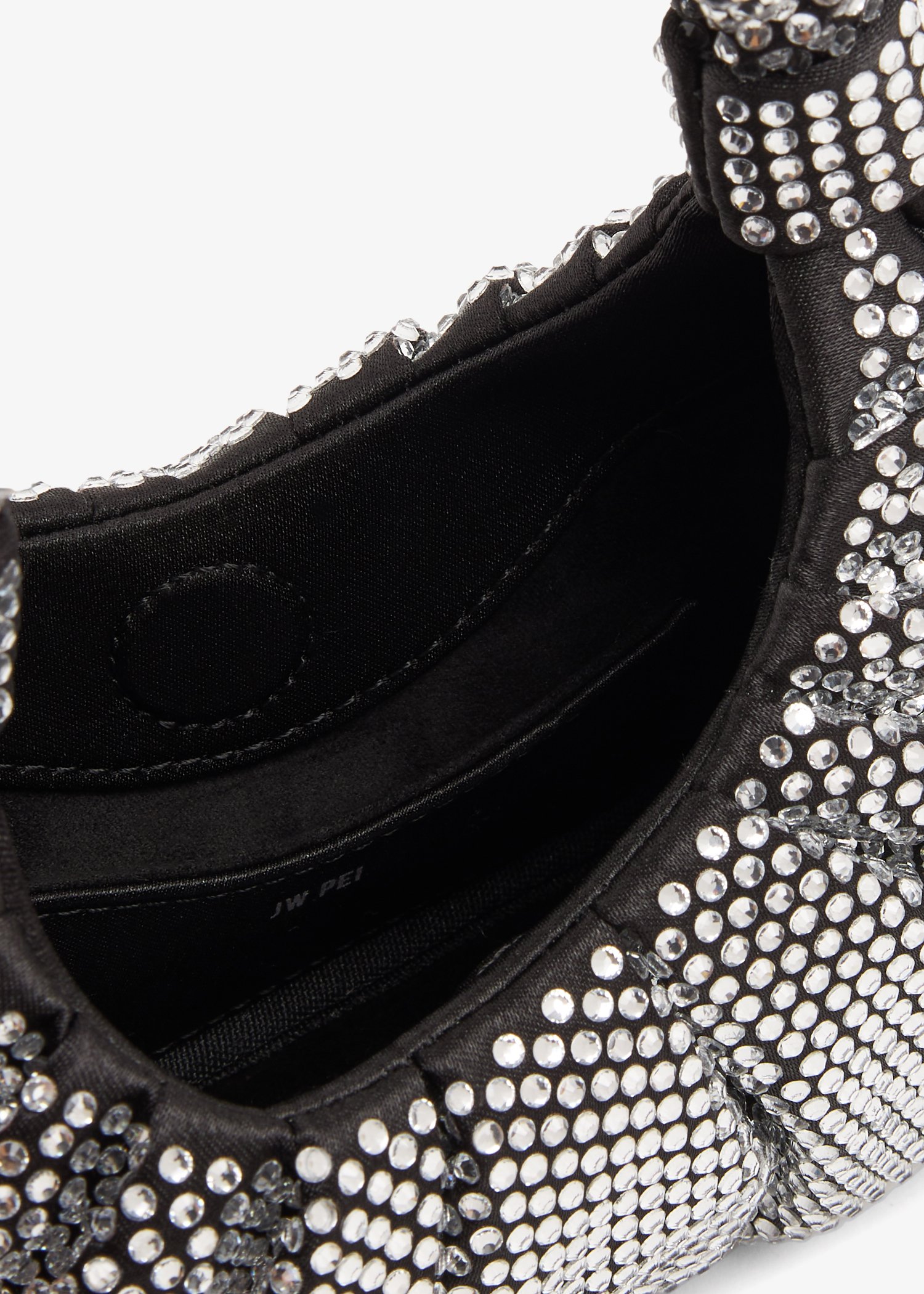 JW Pei Abacus Crystal-embellished Shoulder Bag - Black