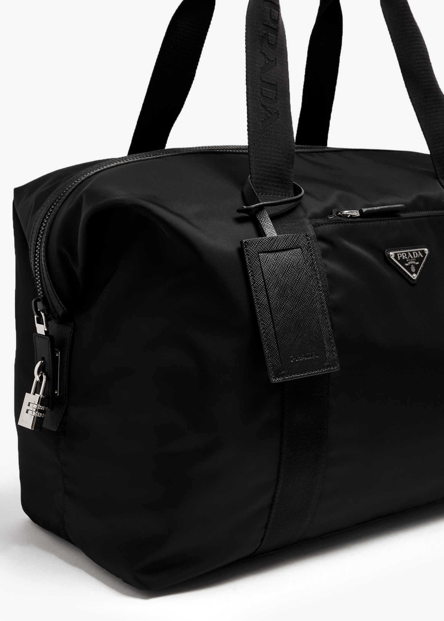 Prada nylon weekender discount bag