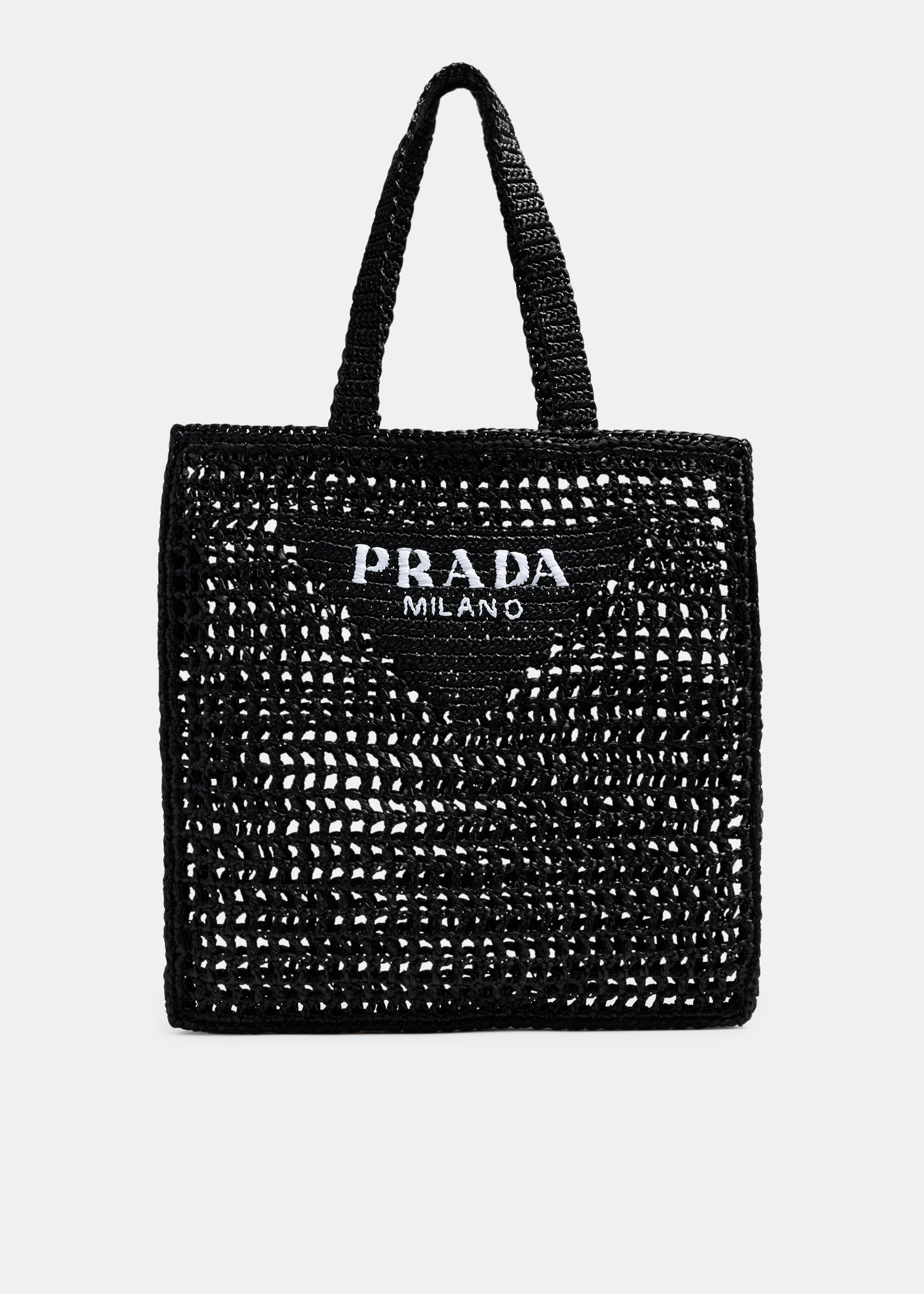 

Crochet tote bag, Black