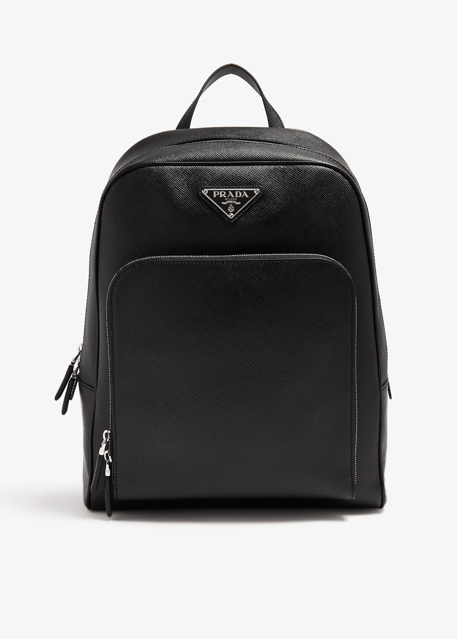 Prada leather sale backpack