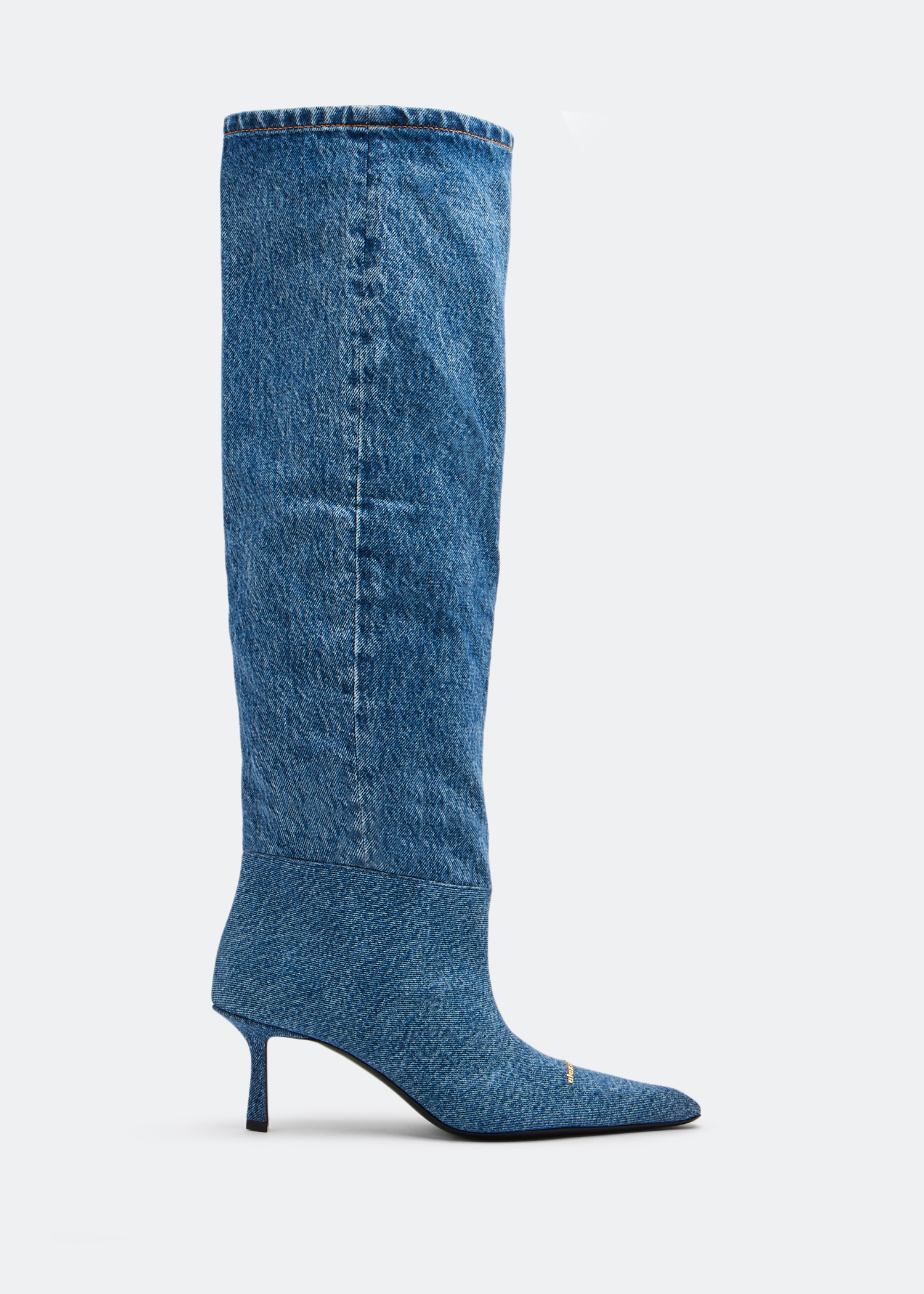 Blue slouch boots sale