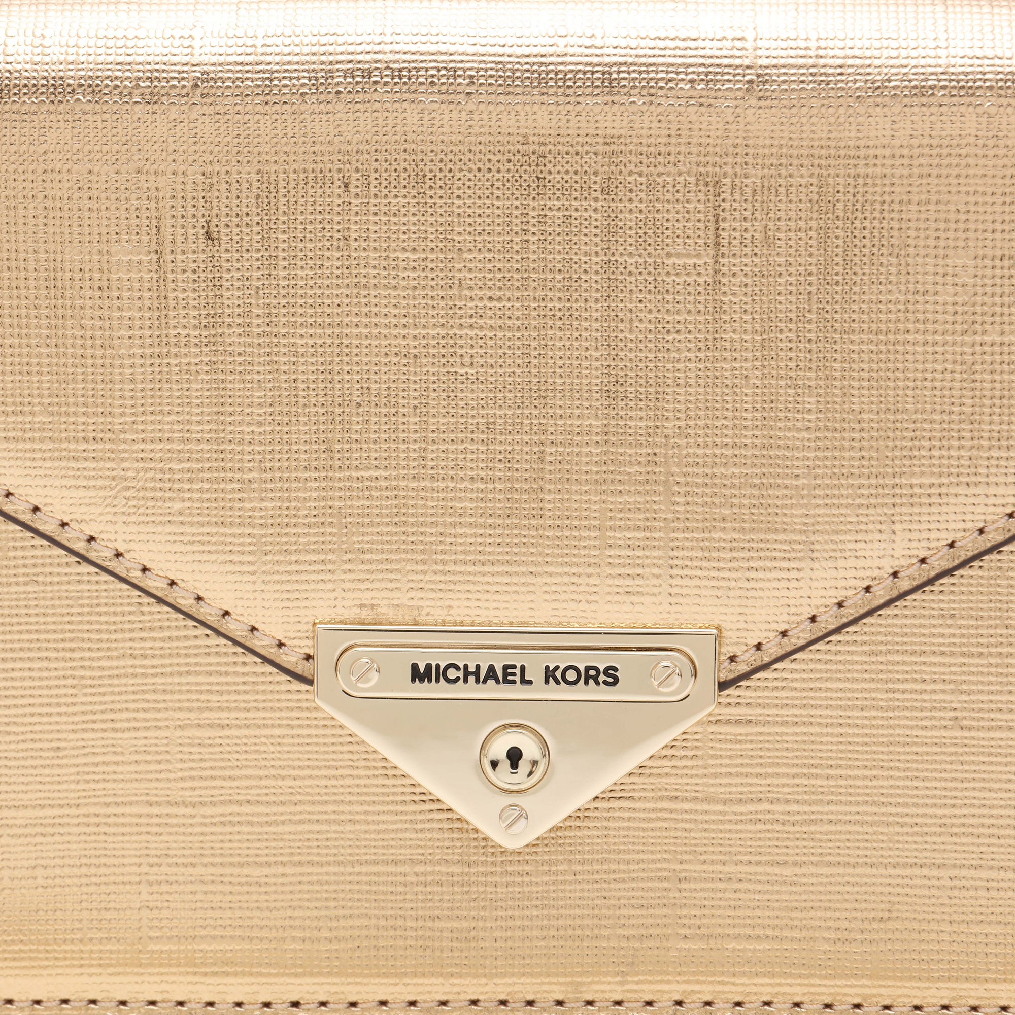 

Grace medium envelope clutch, Gold