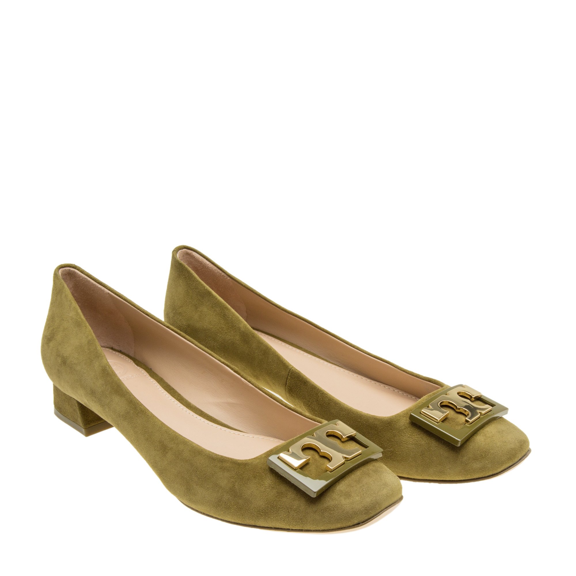 

Gigi suede pumps, Green