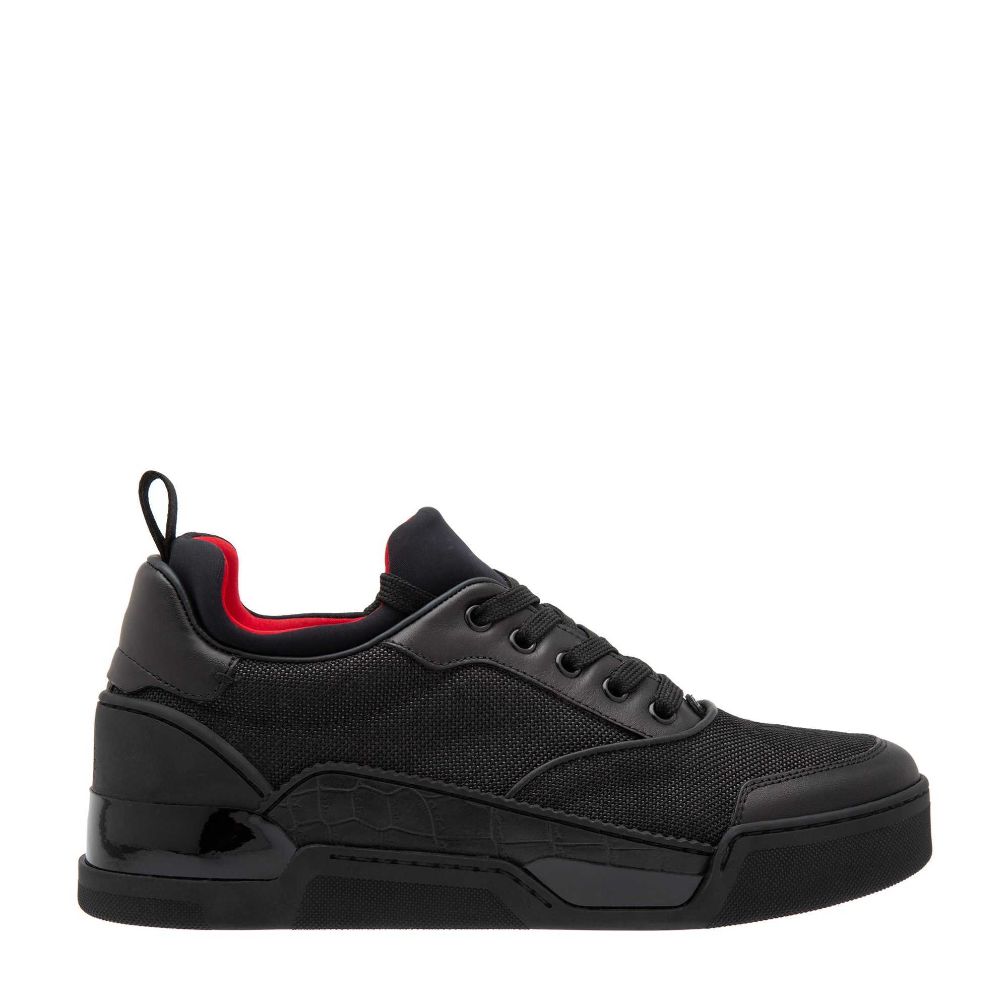 Louboutin aurelien store black suede