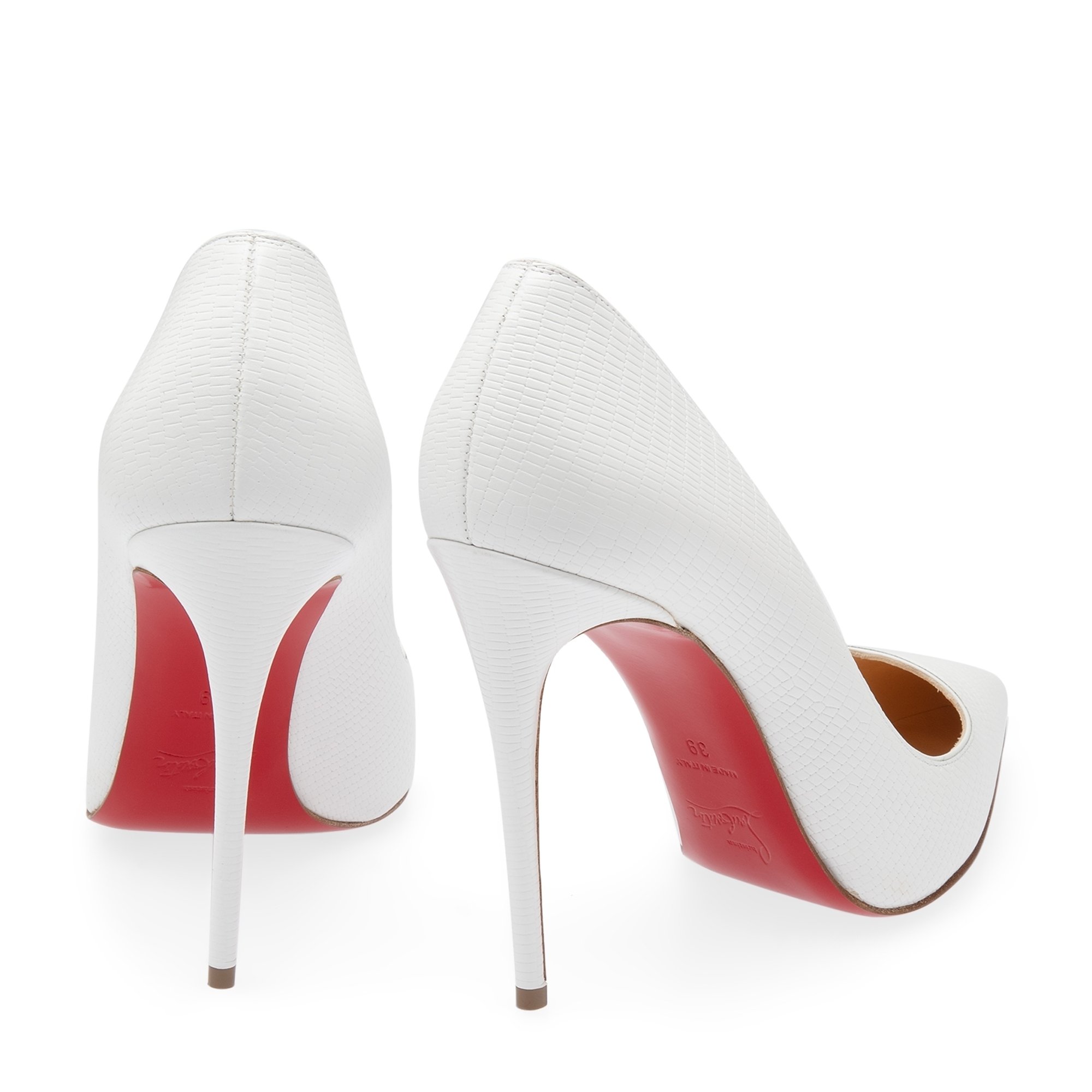 Louboutin pigalle sale white