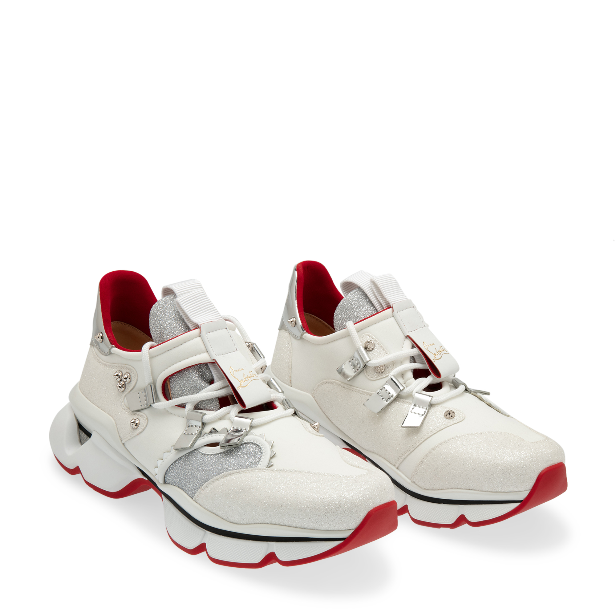 

Red Runner sneakers, White