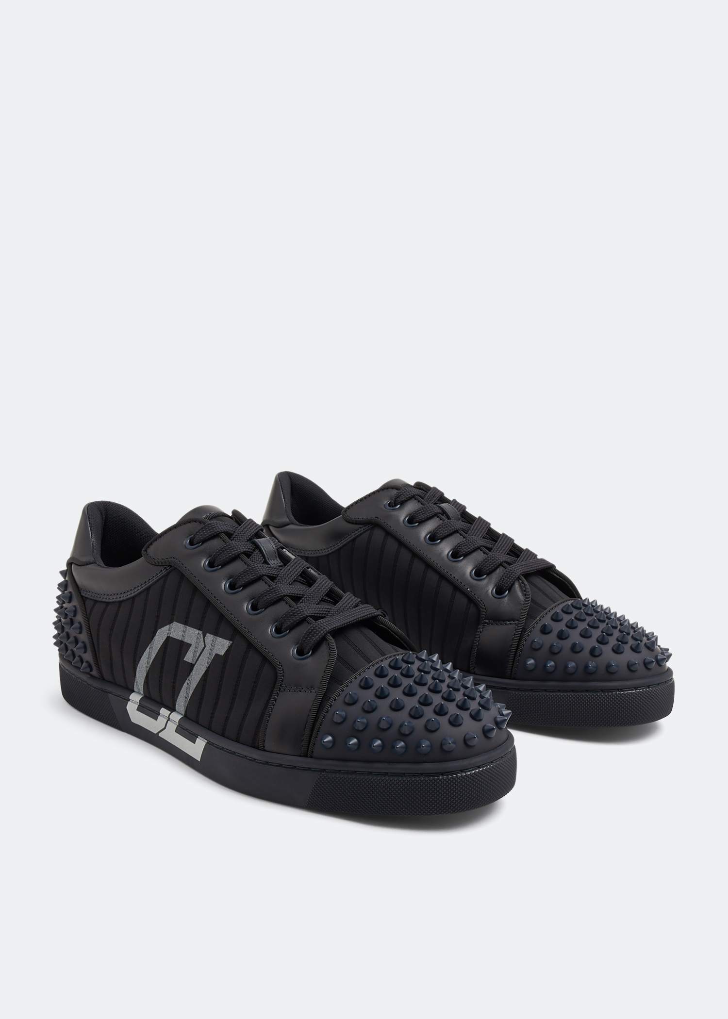 Christian Louboutin Navy & Black Seavaste 2 Varismax Sneakers