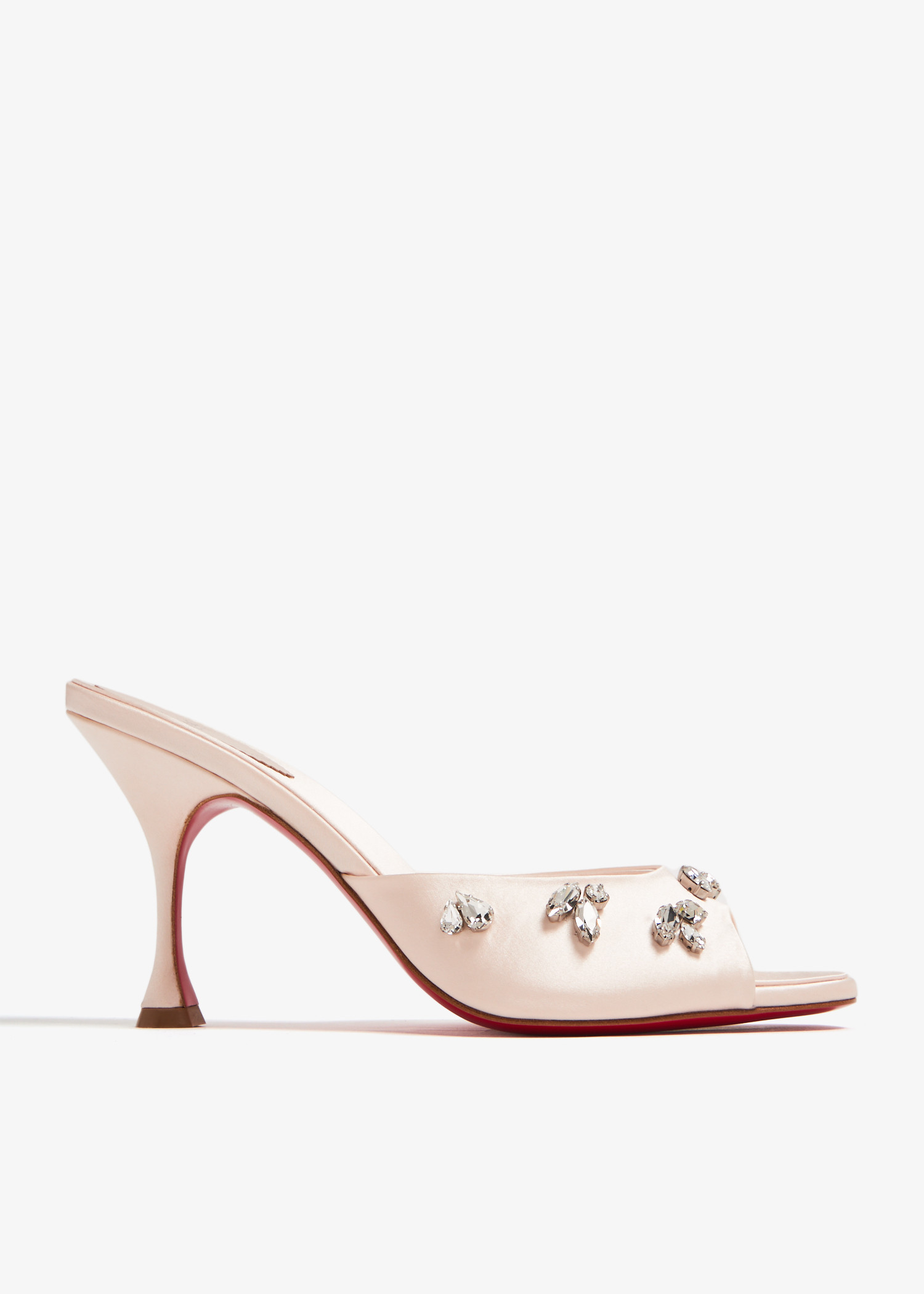 

Degraqueen 85 mules, White