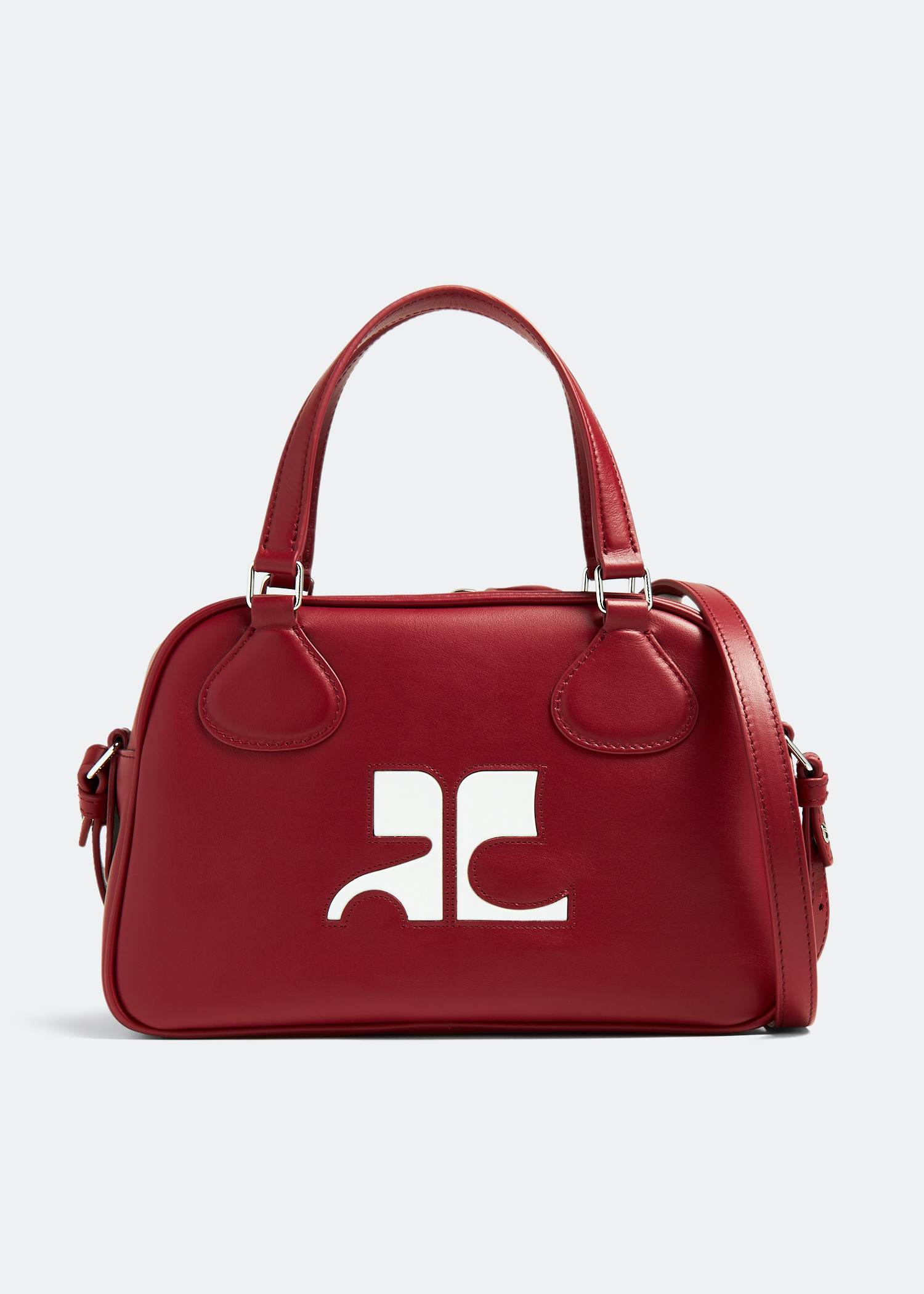 

ReEdition leather bowling bag, Red