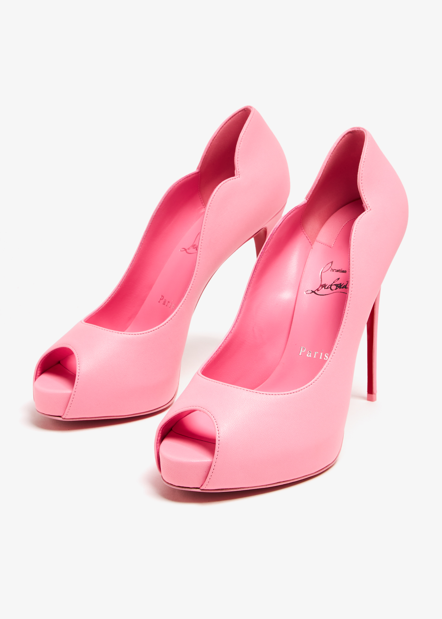 Hot pink christian louboutin hotsell