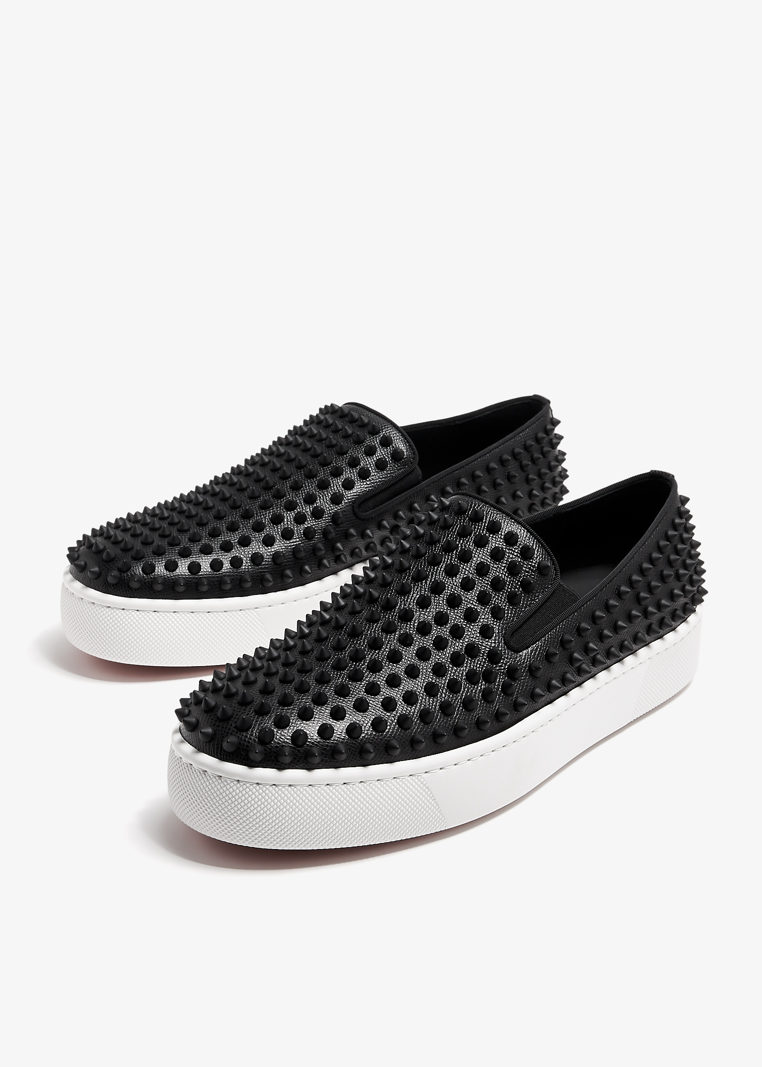 Louboutin black white best sale