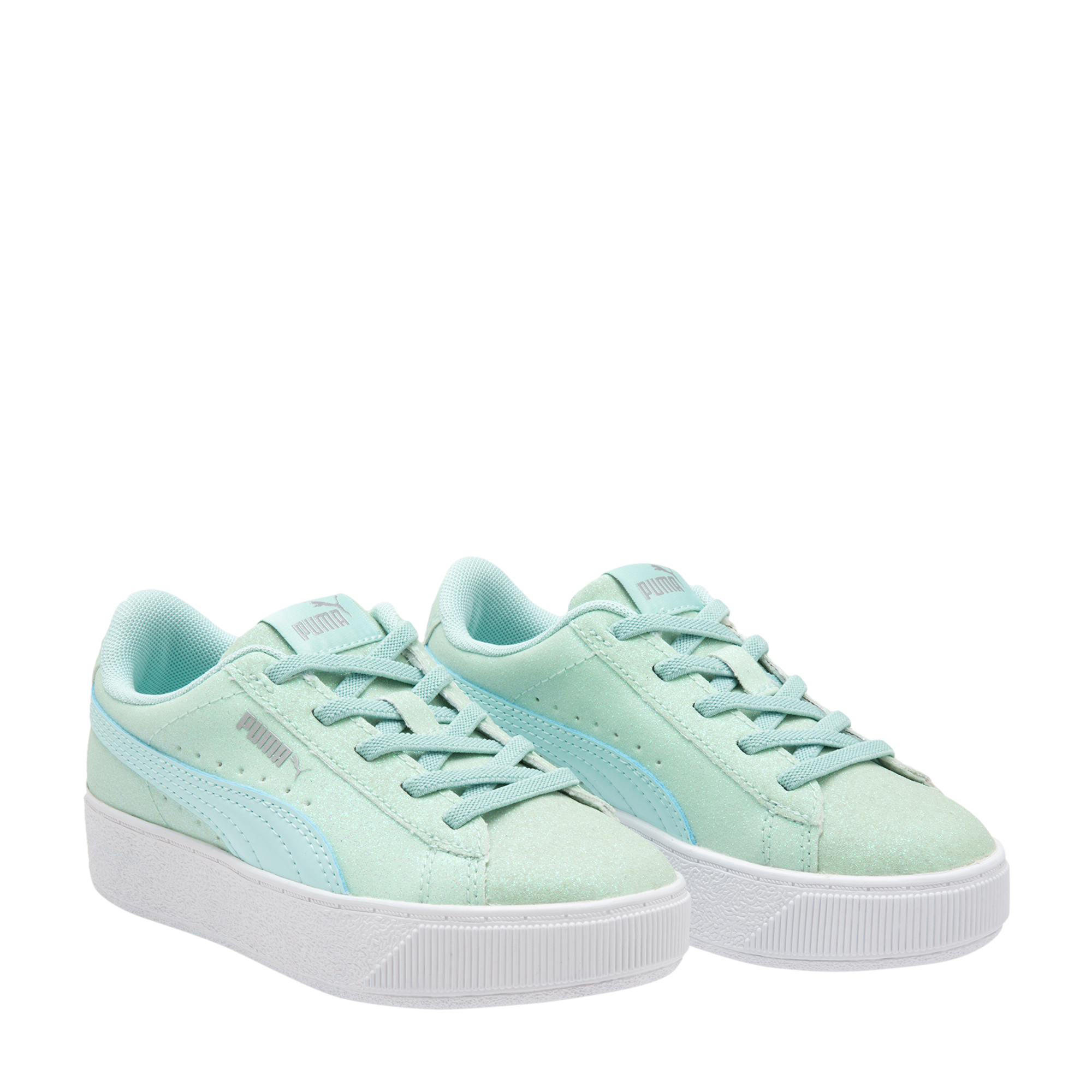 

Low-top platform sneakers, Green