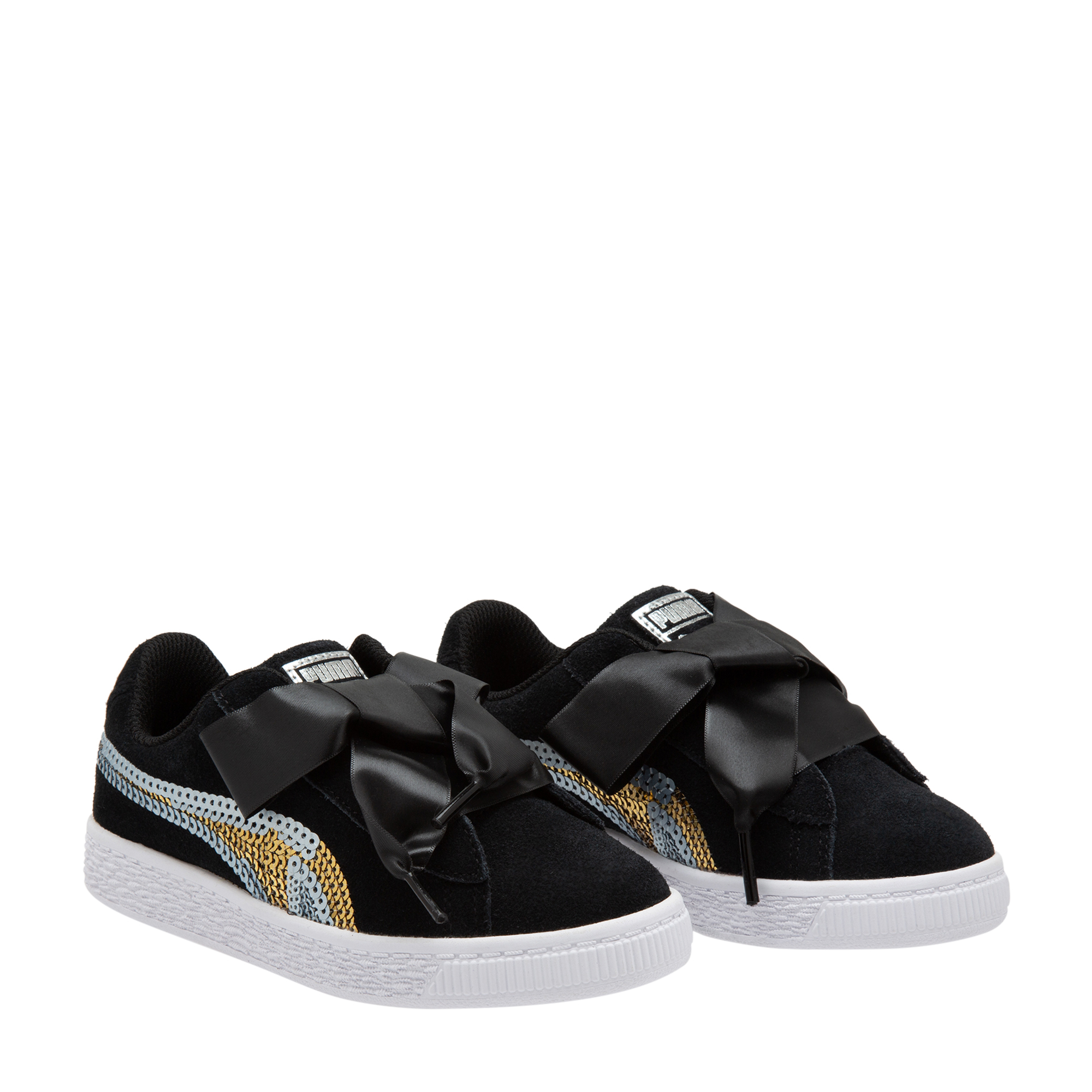 

Suede Heart sneakers, Black