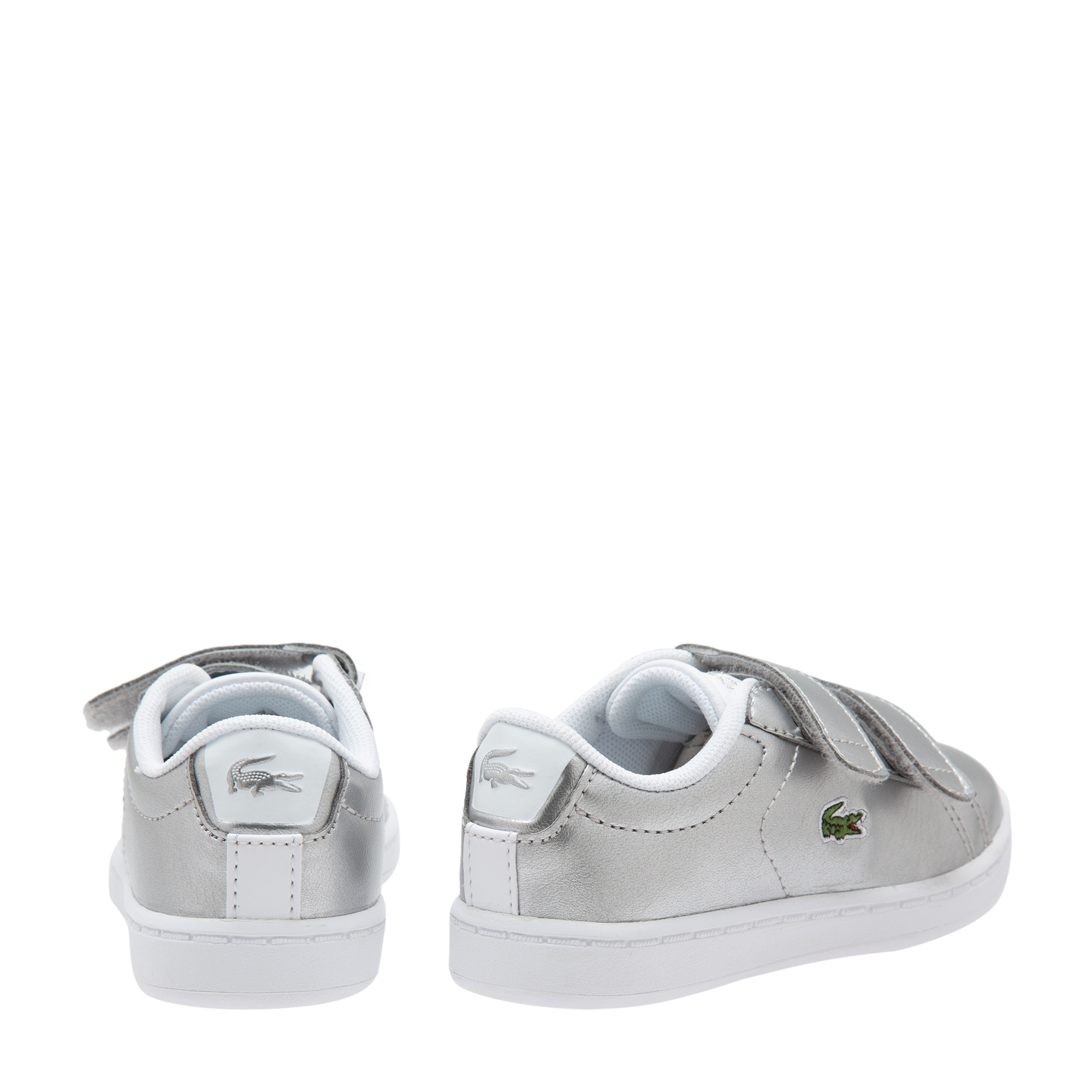 Lacoste carnaby evo silver sale