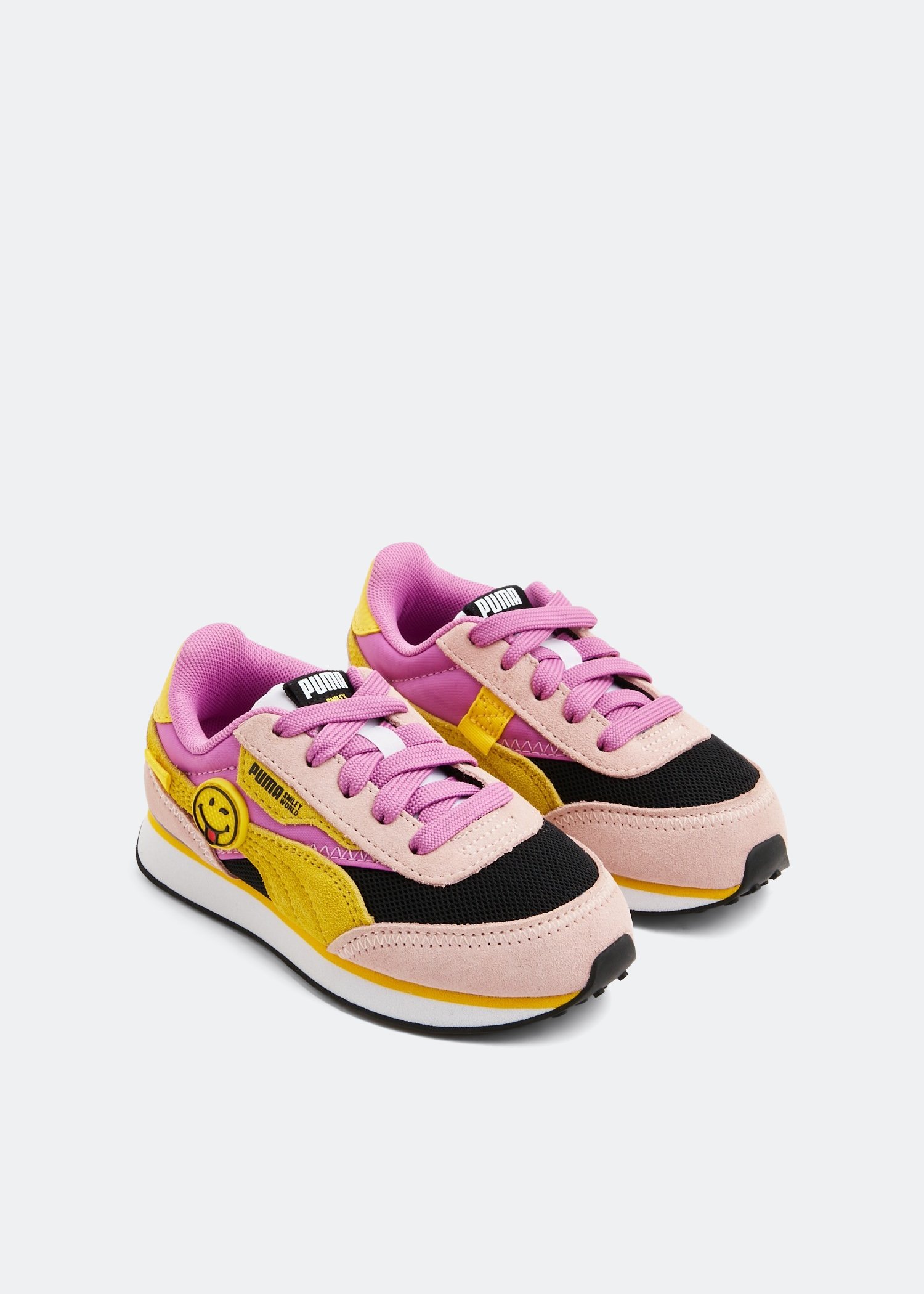 Puma x SMILEYWORLD Future Rider sneakers for Girl - Pink in KSA 