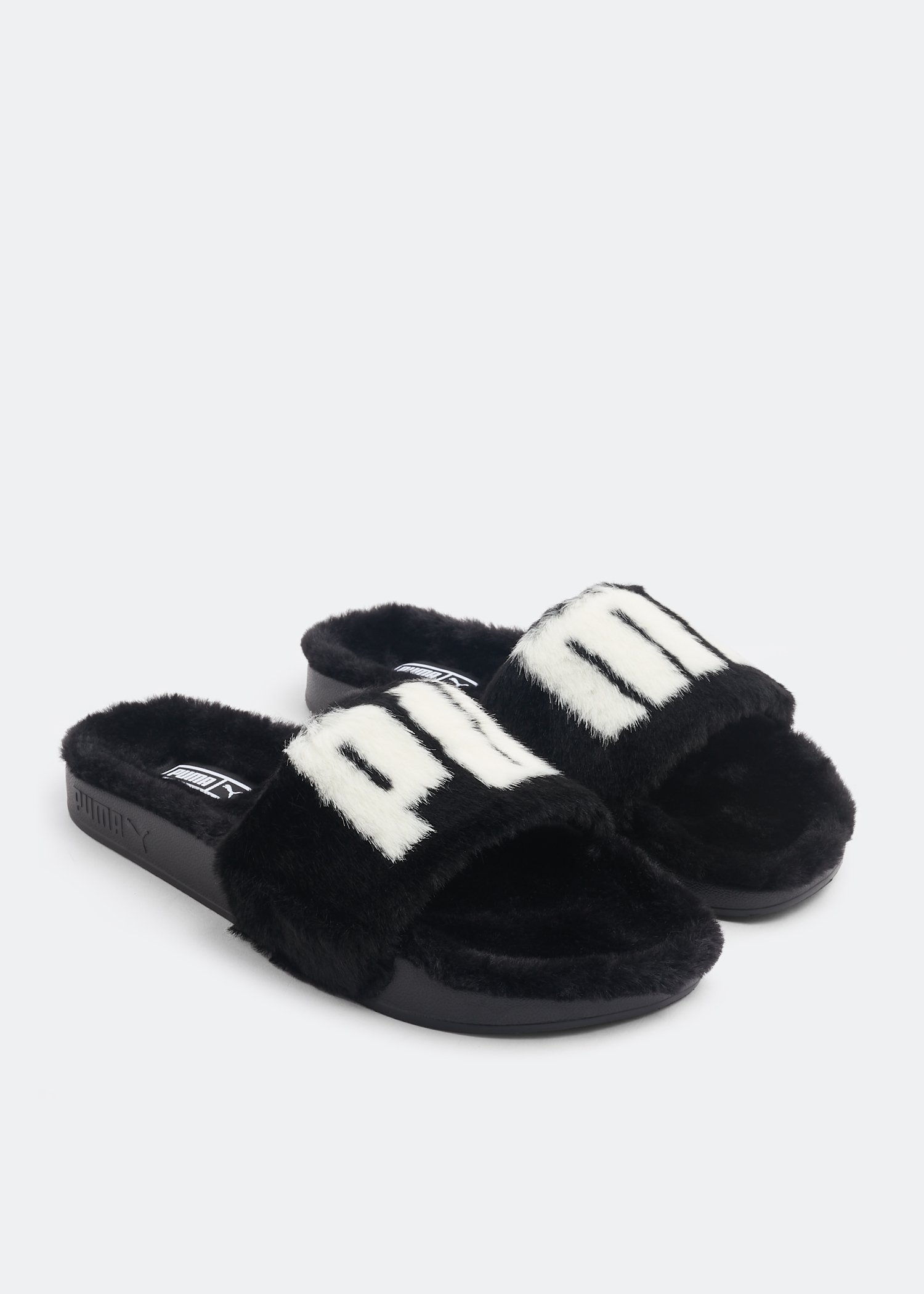 Fuzzy on sale slides puma