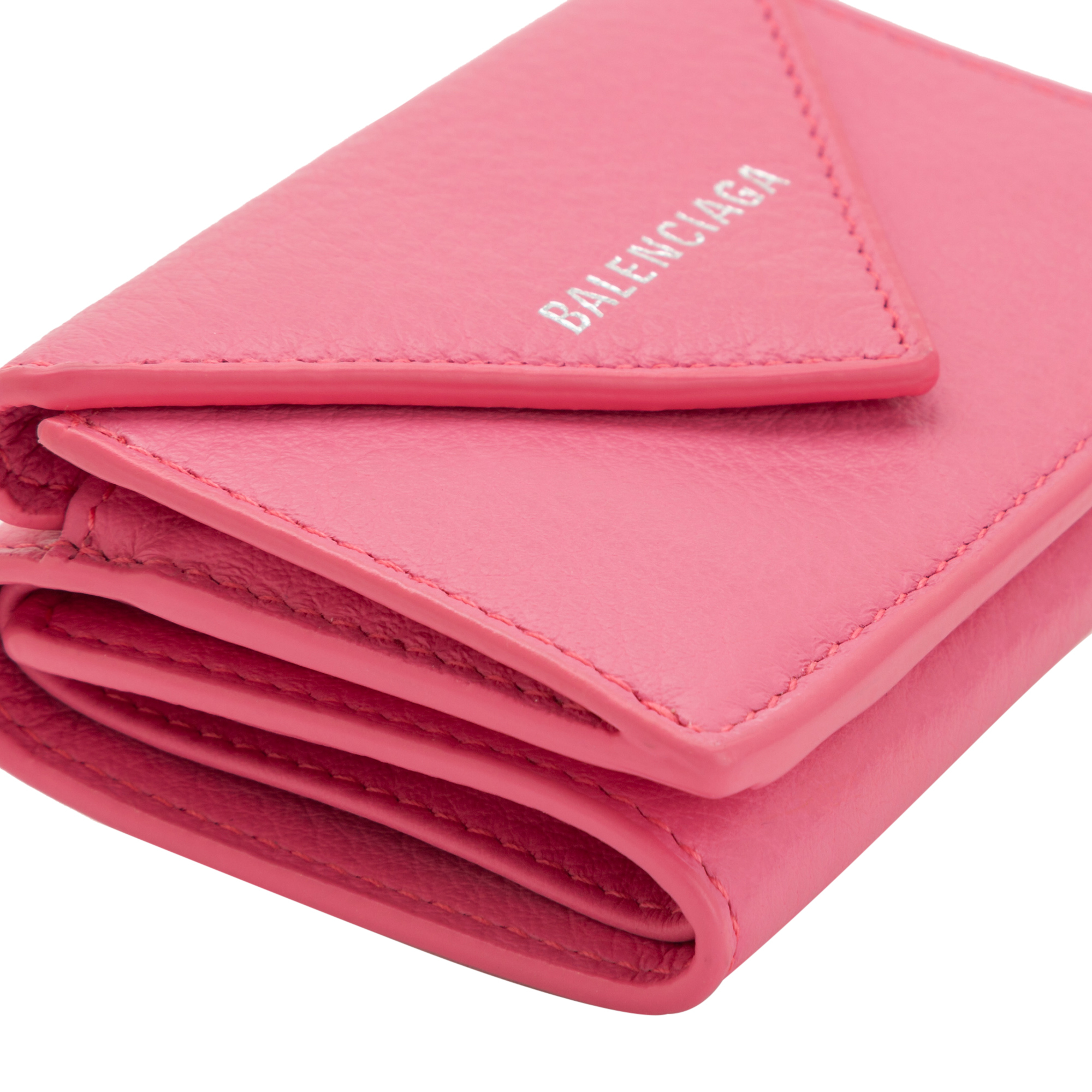 Balenciaga Papier mini wallet for Women - Pink in KSA | Level Shoes