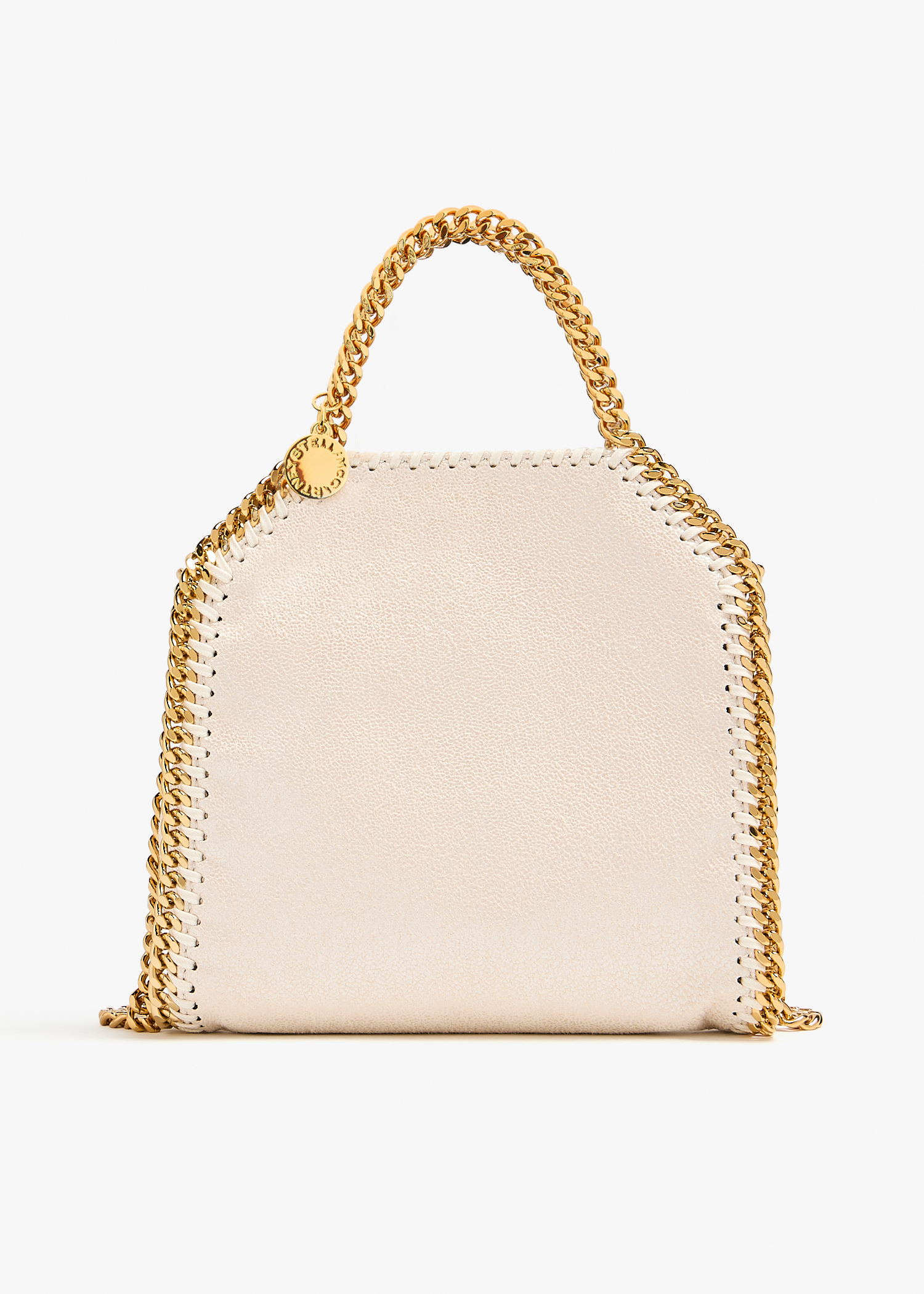 

Micro Falabella tote bag, White