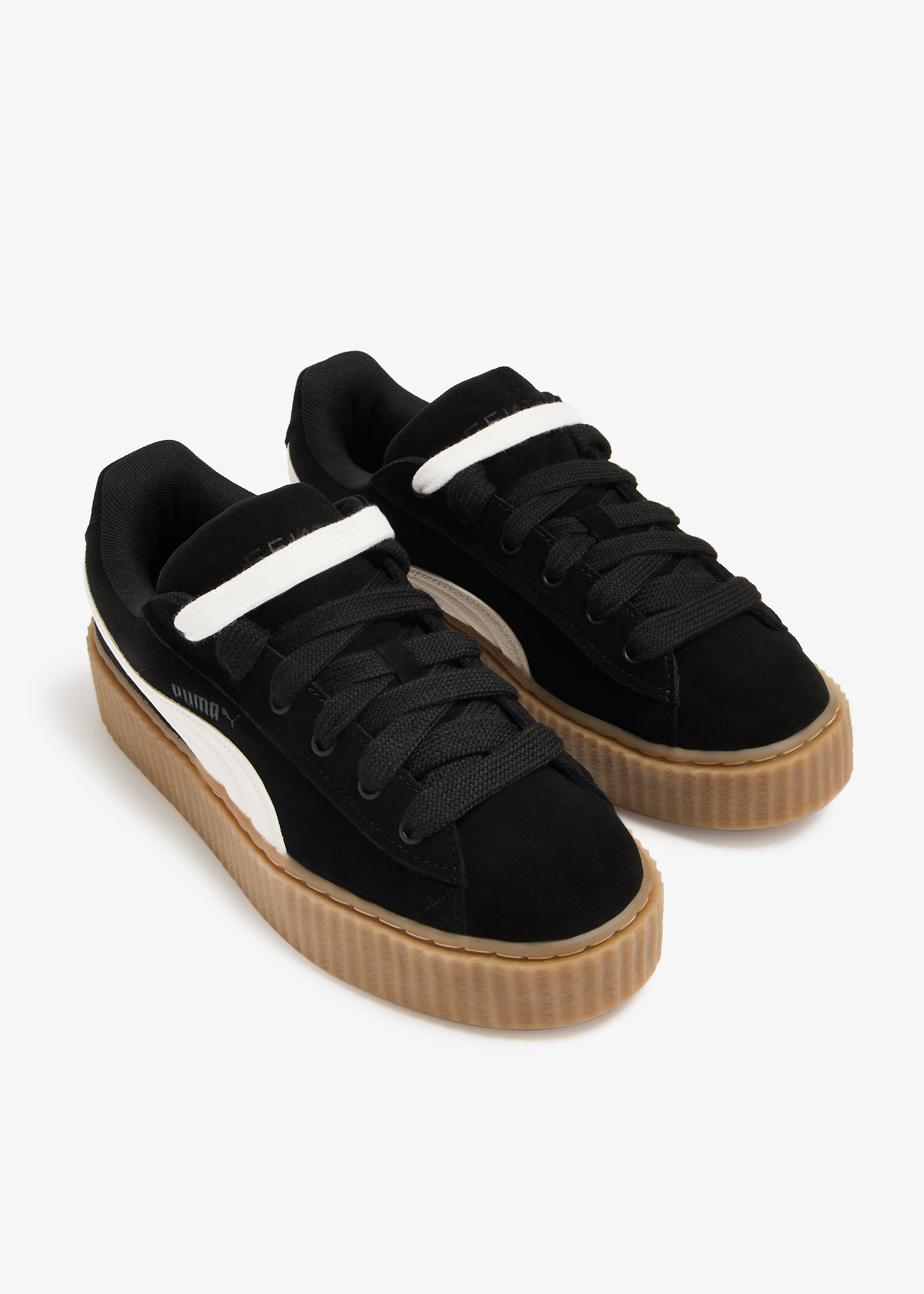 Puma creepers womens black sale