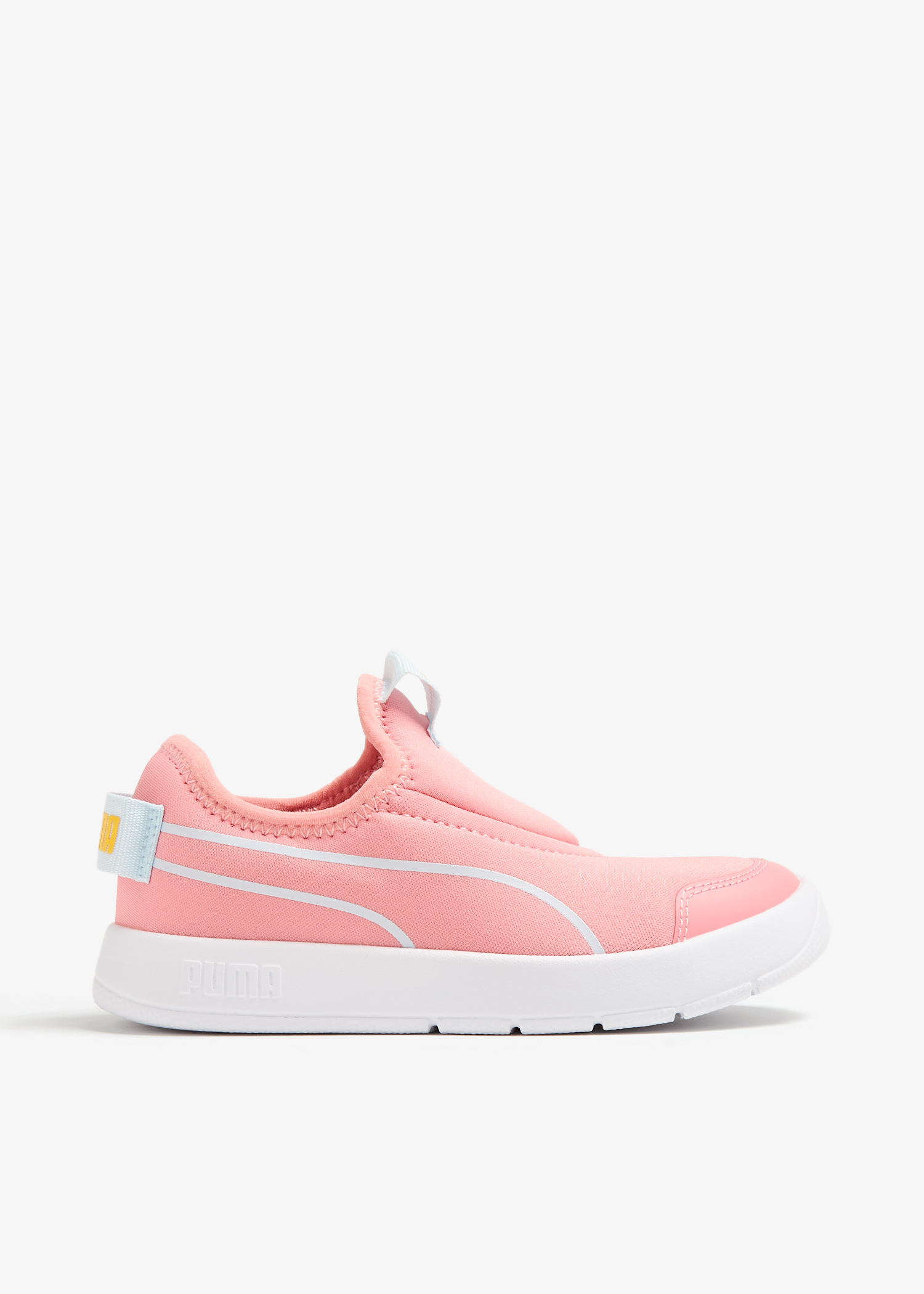 Puma Courtflex V3 slip on sneakers for Girl Pink in KSA Level Shoes