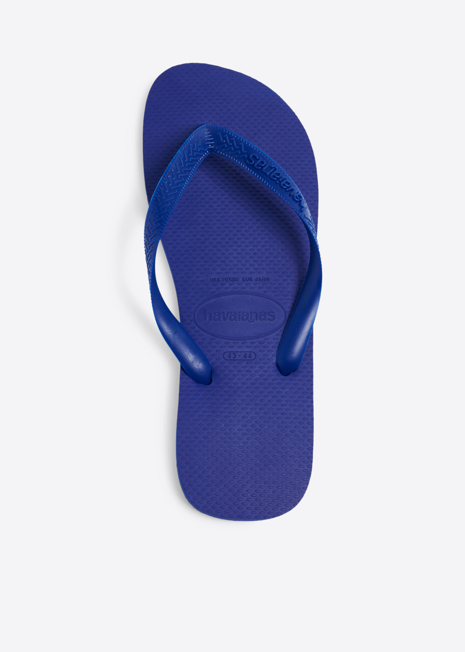 Blue sales flip flops