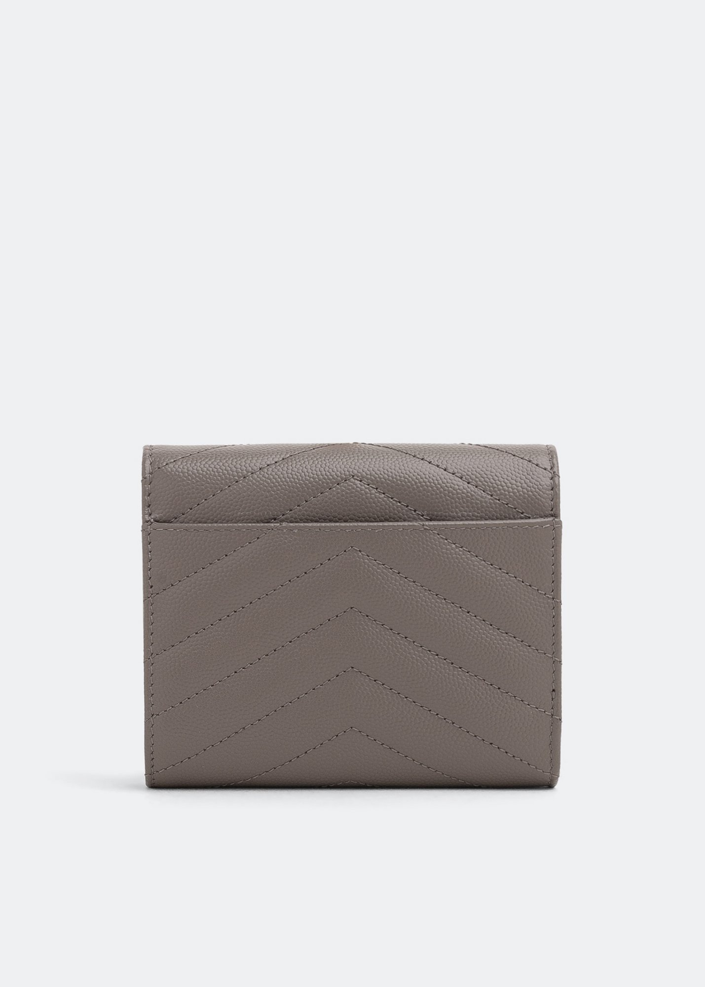 

Monogram tri-fold wallet, Grey