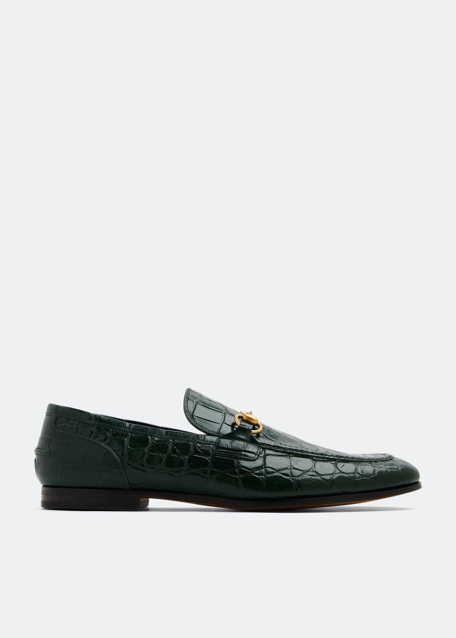 Gucci crocodile loafers online mens