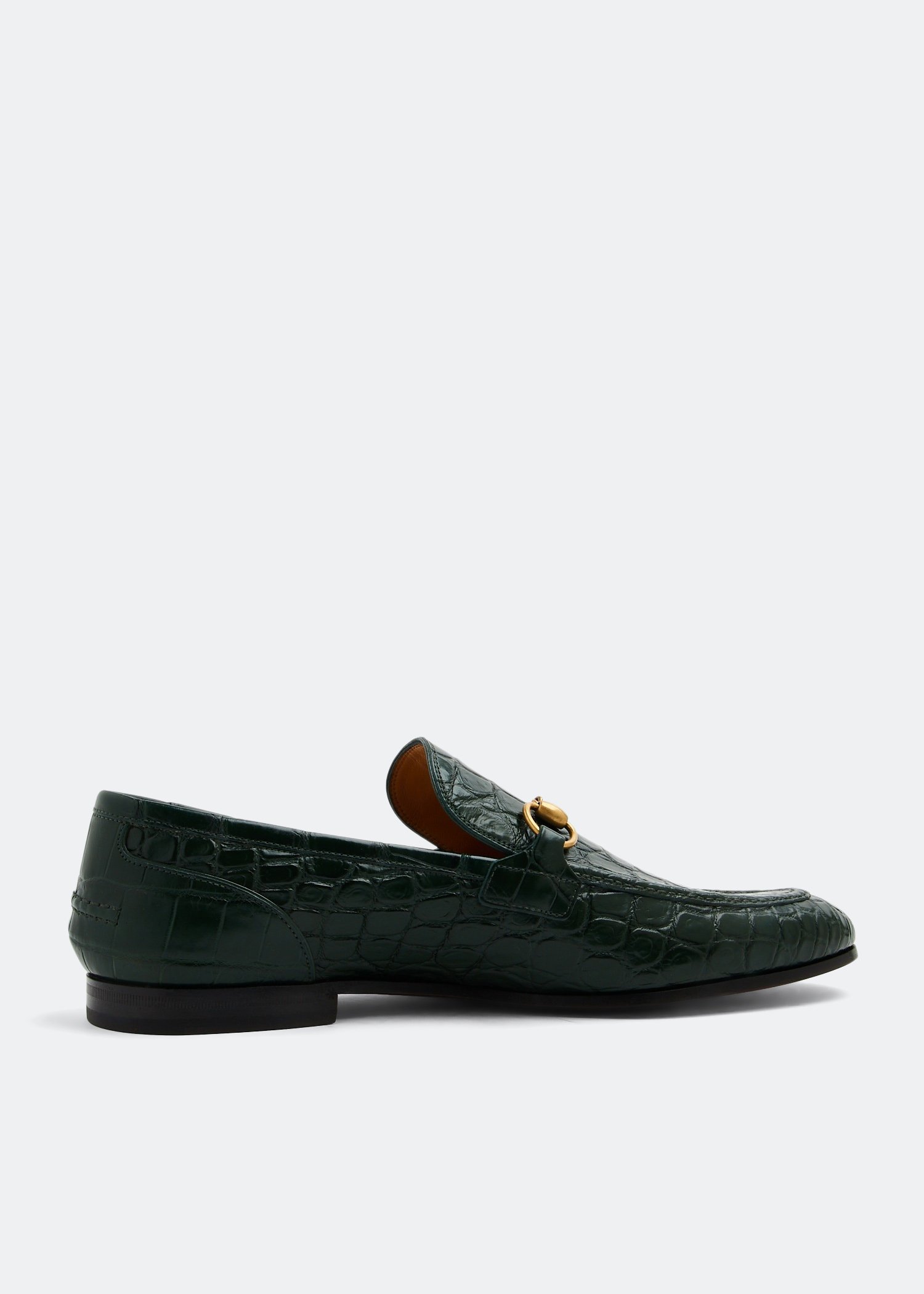 Men's Gucci Jordaan crocodile loafer