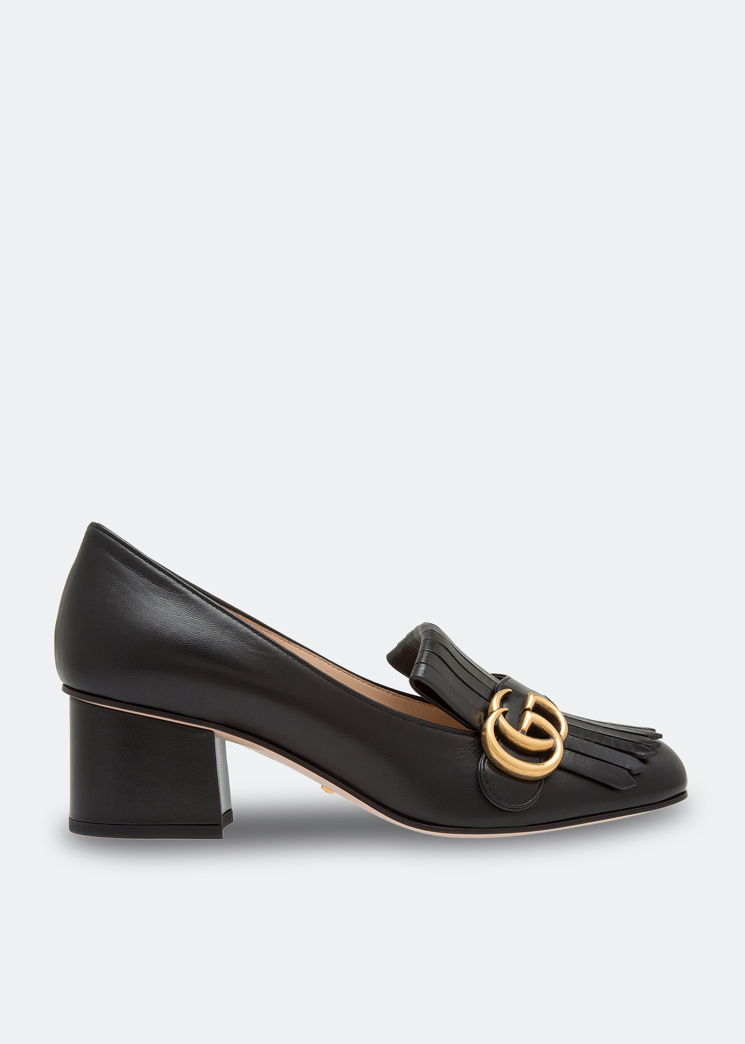 Gucci Marmont pumps for Women Gold in KSA Level Shoes