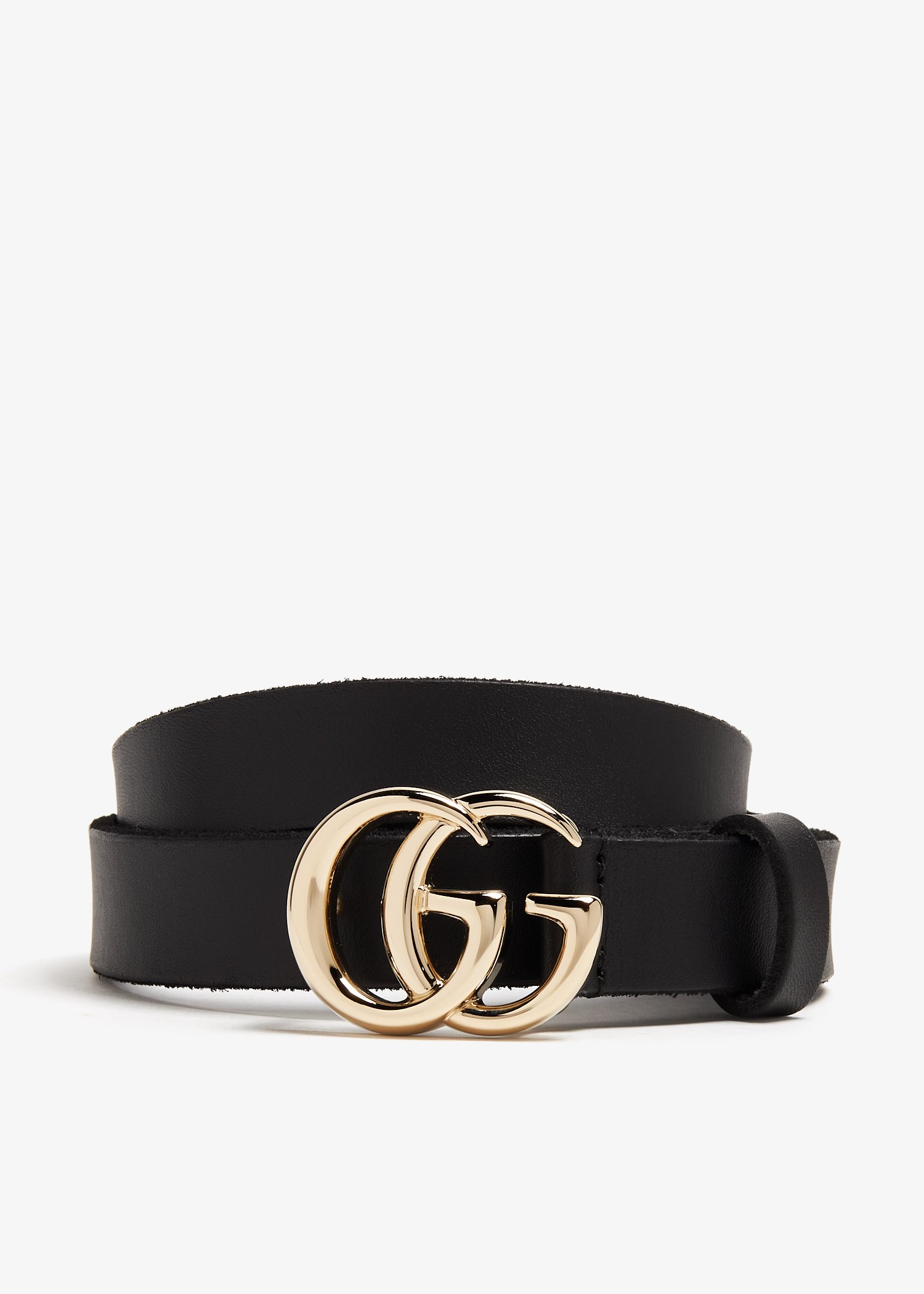 

GG Marmont thin belt, Black