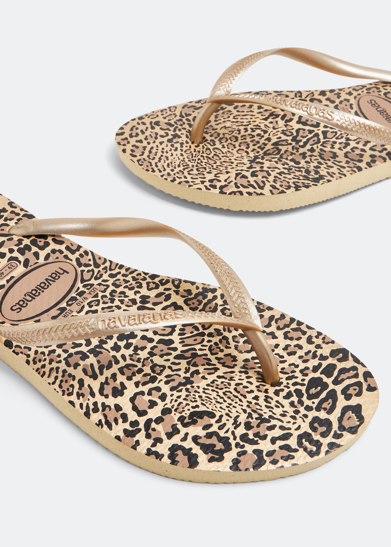 Leopard discount print havaianas