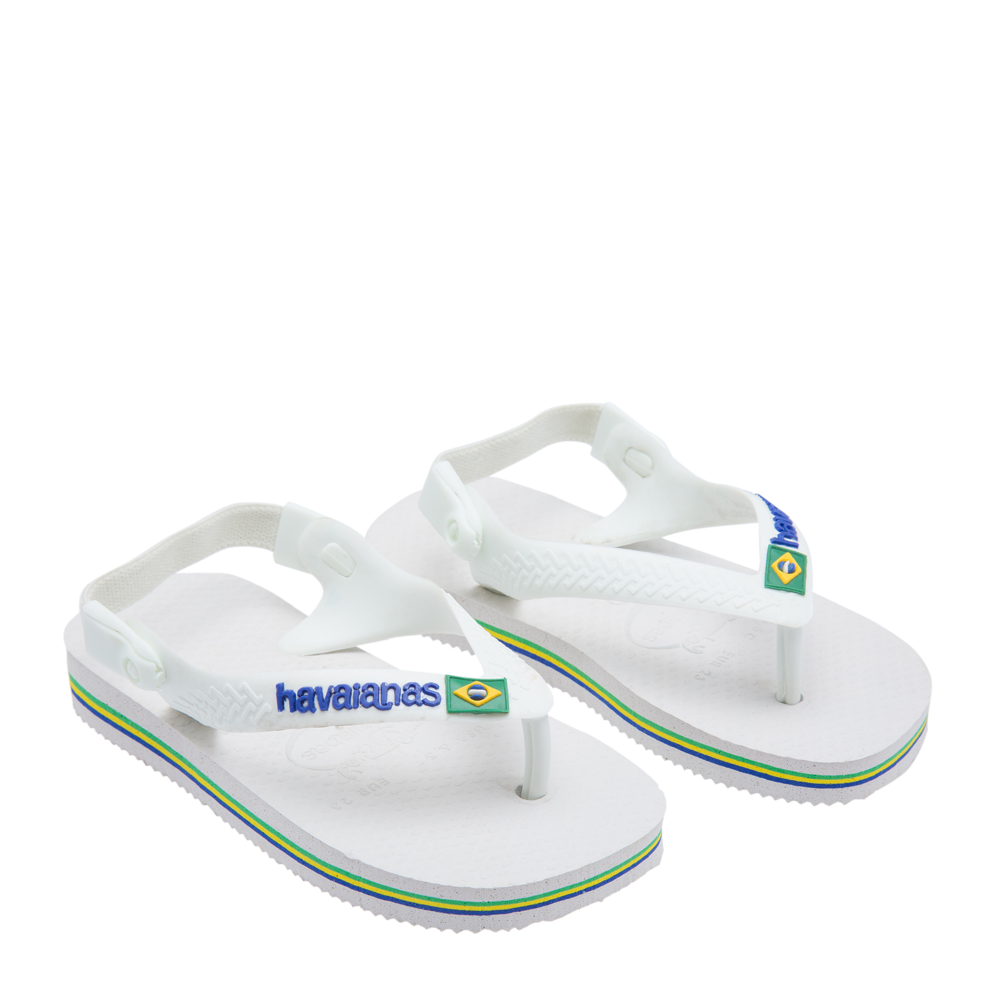 

Brasil rubber slippers, White