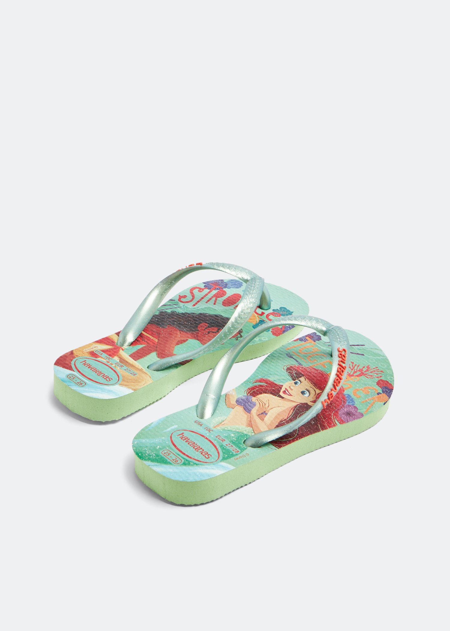 Havaianas Princess flip flops for Girl Green in UAE Level Shoes