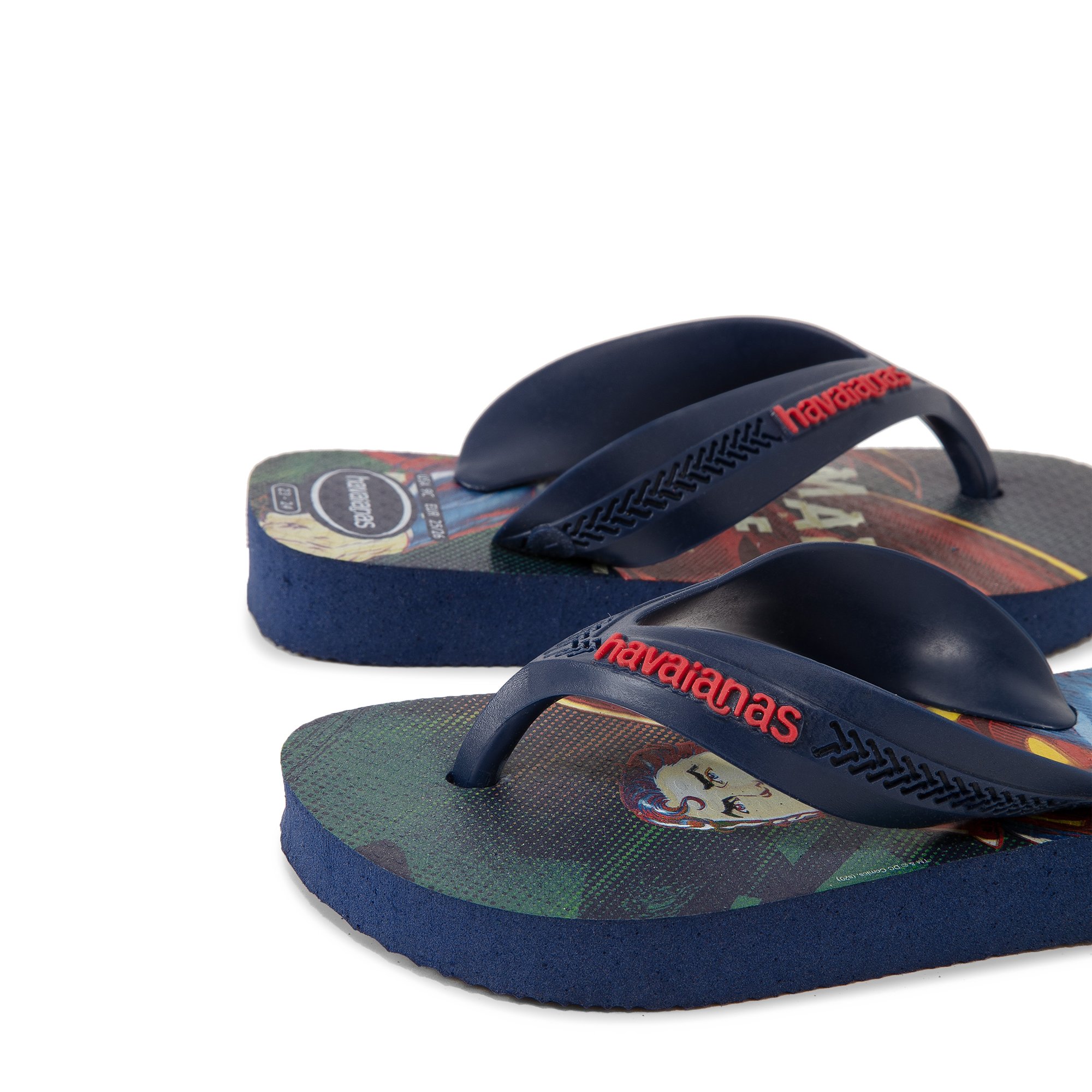 

Max Heroes rubber flip flops, Blue