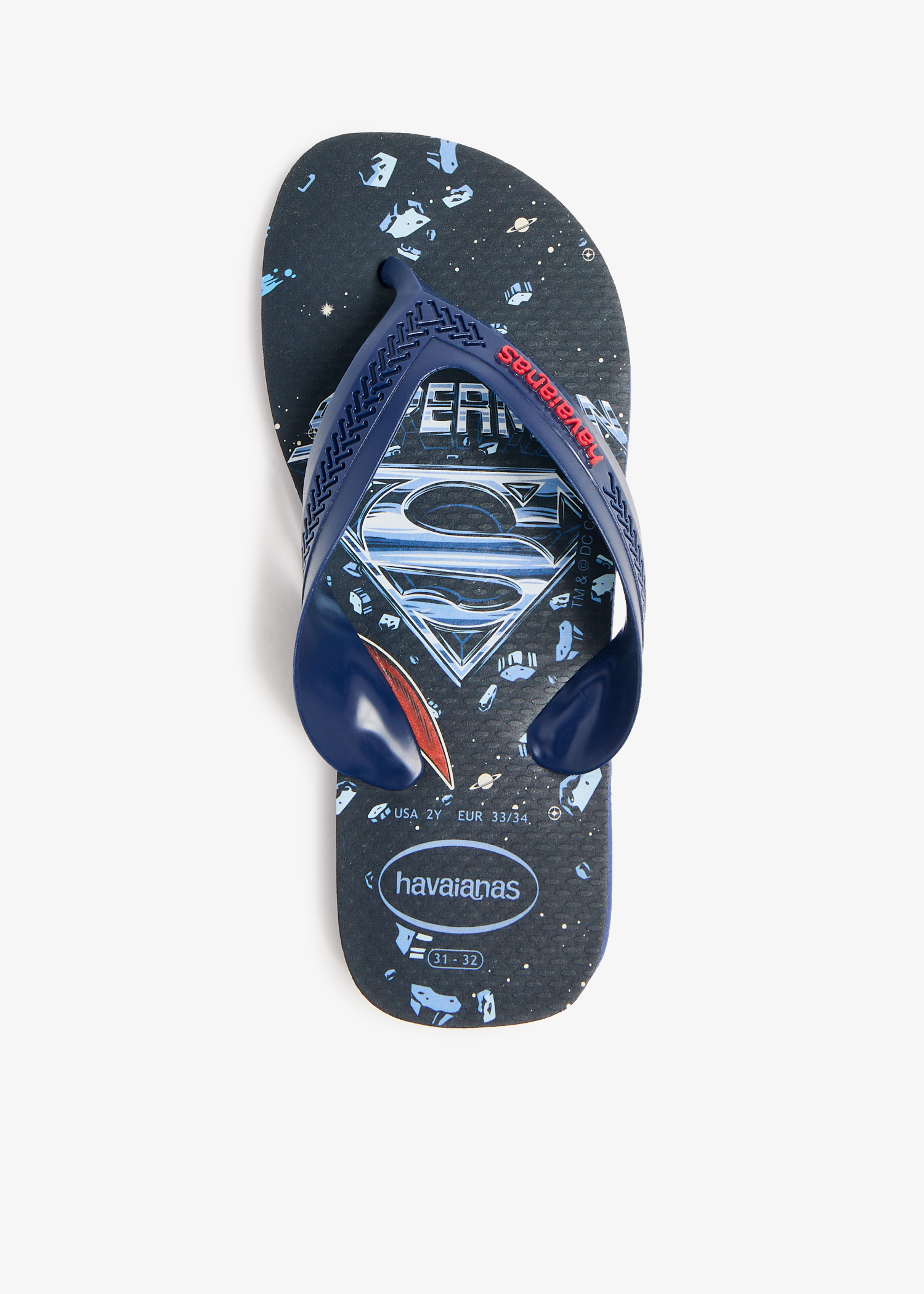 

Max Heroes rubber flip flops, Blue