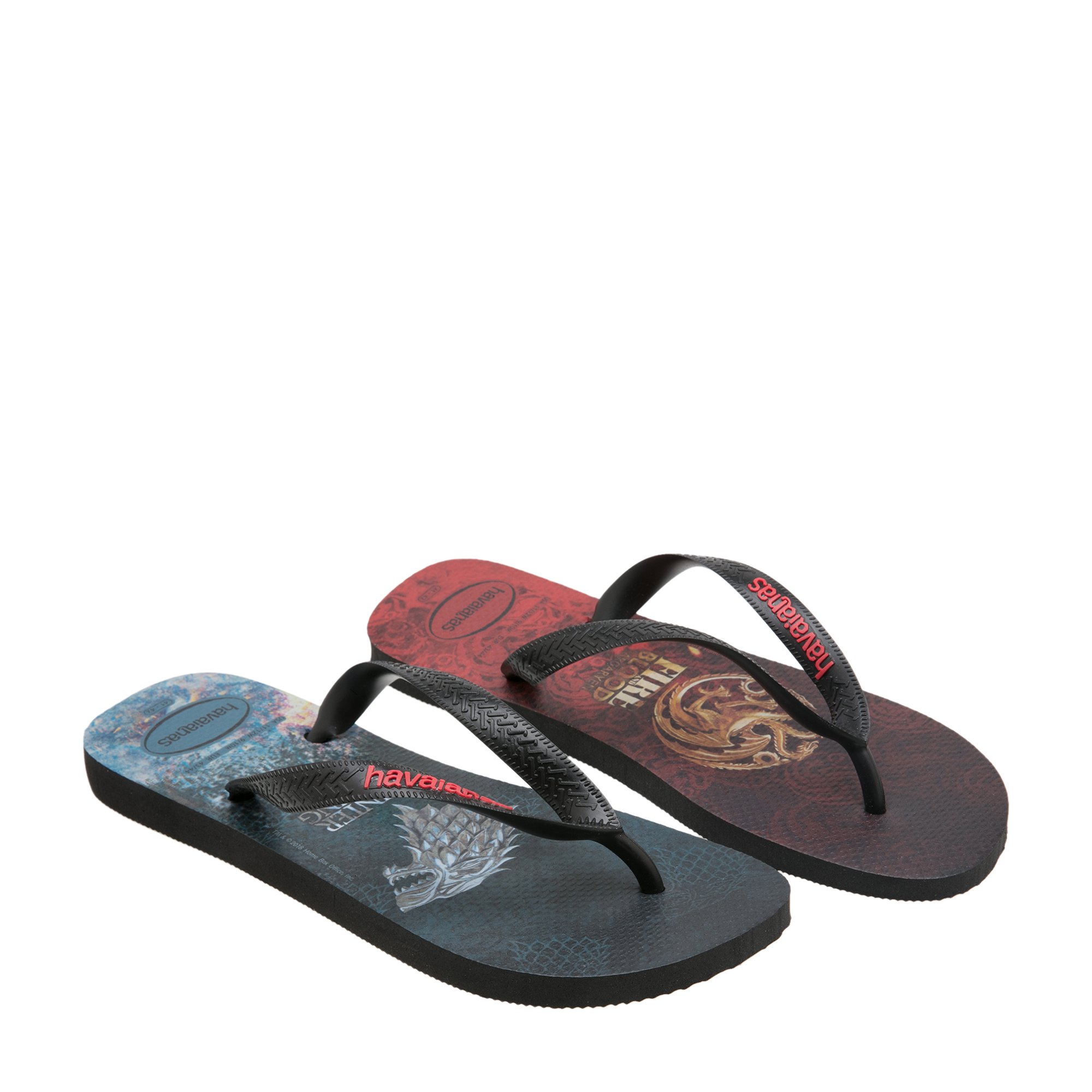 

Game of Thrones flip flops, Black