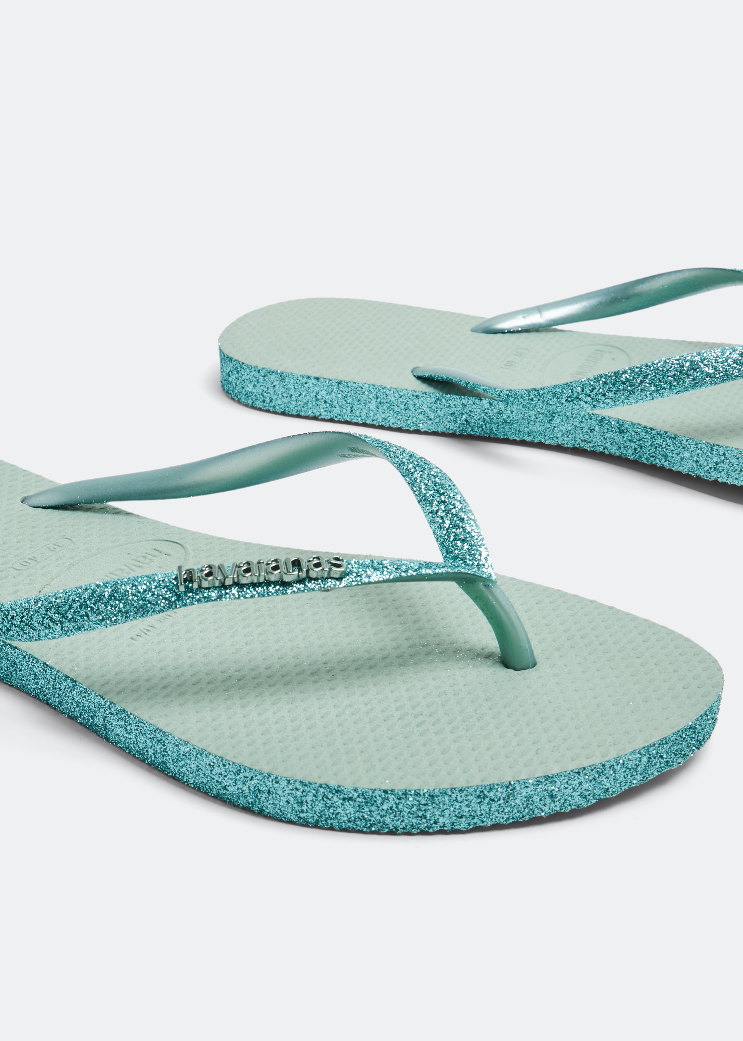 

Slim sparkle II flip flops, Blue