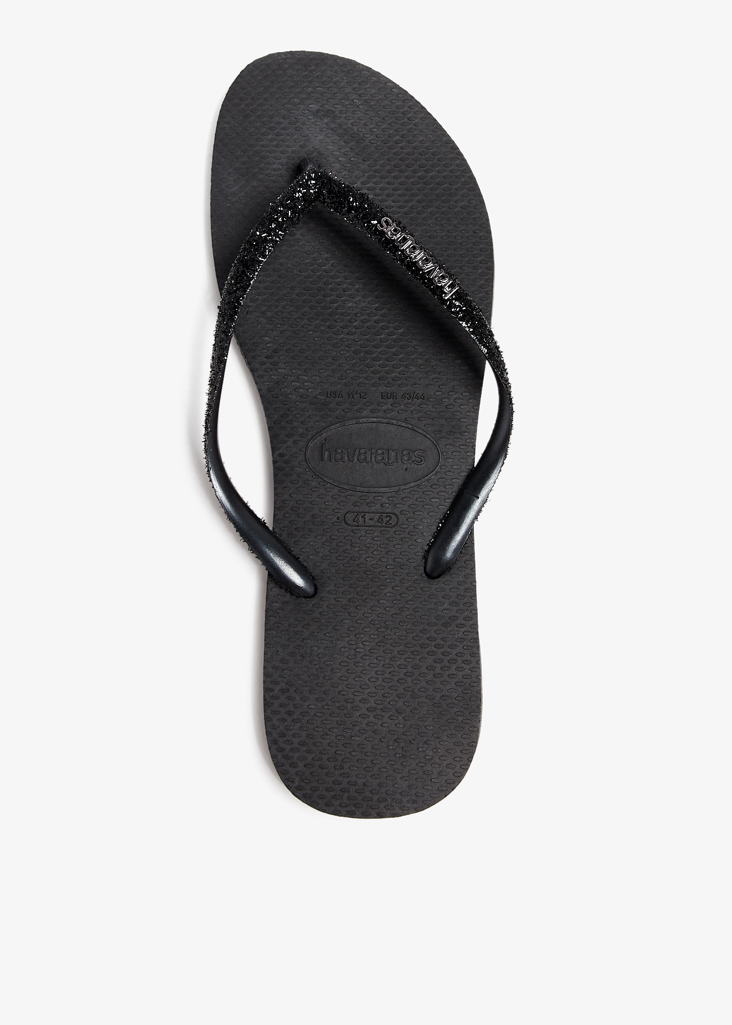 Havaianas Slim glitter flip flops for Women Black in KSA Level Shoes