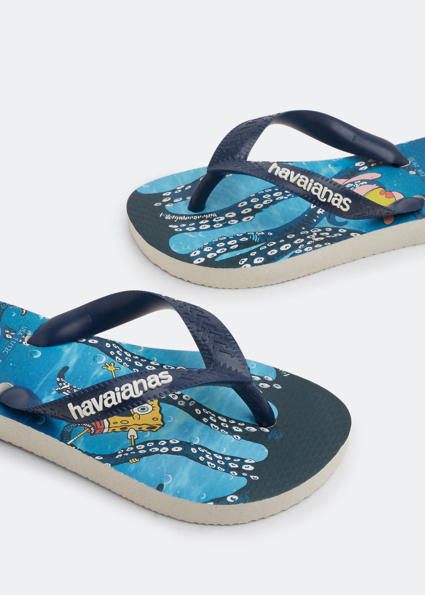 

Top SpongeBob rubber flip flops, Blue